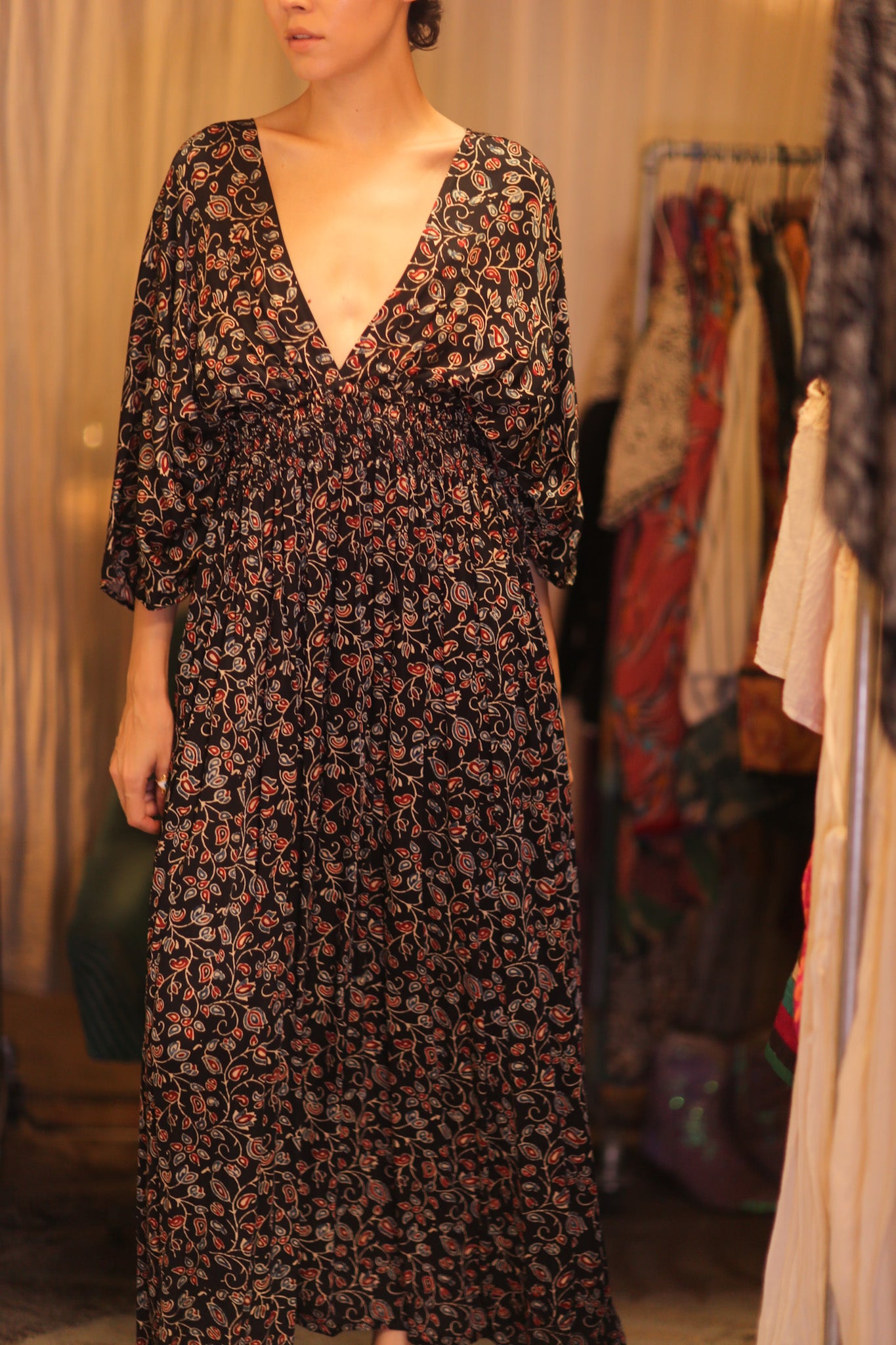 ZURI SILK DRESS CHAWPAR
