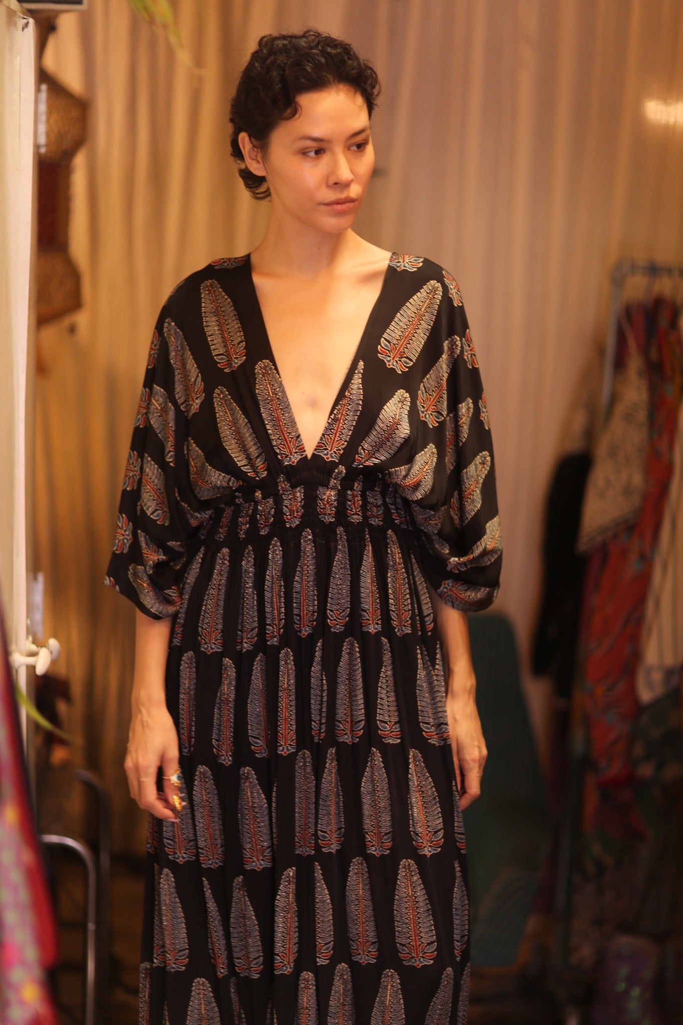 ZURI SILK DRESS DIN