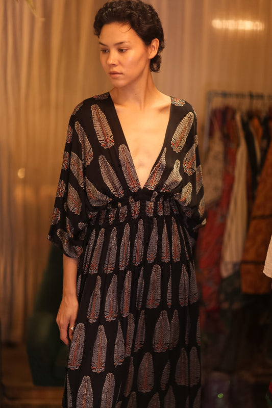 ZURI SILK DRESS DIN