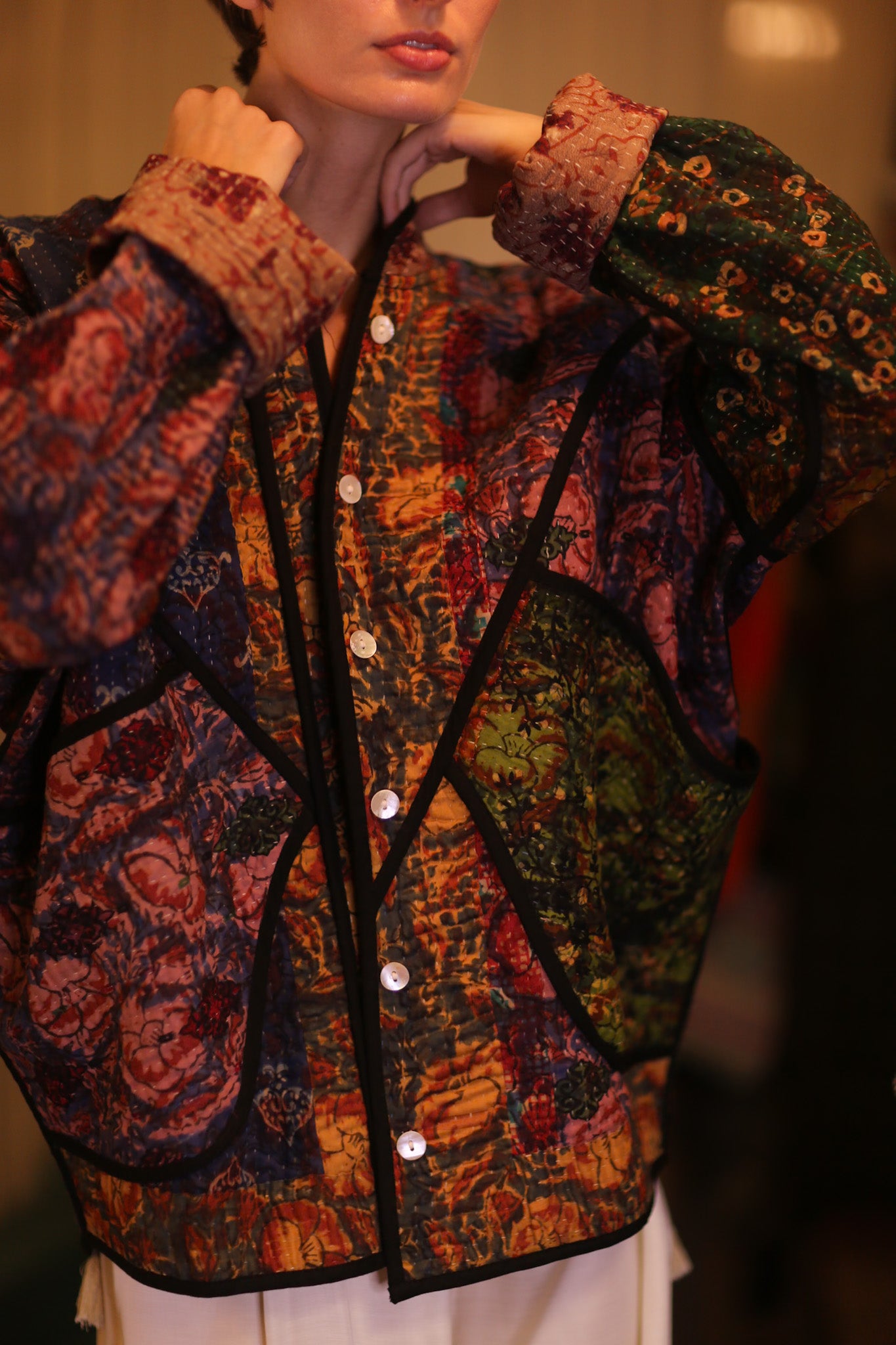 PATCHWORK KANTHA JACKET LIEBLINGS