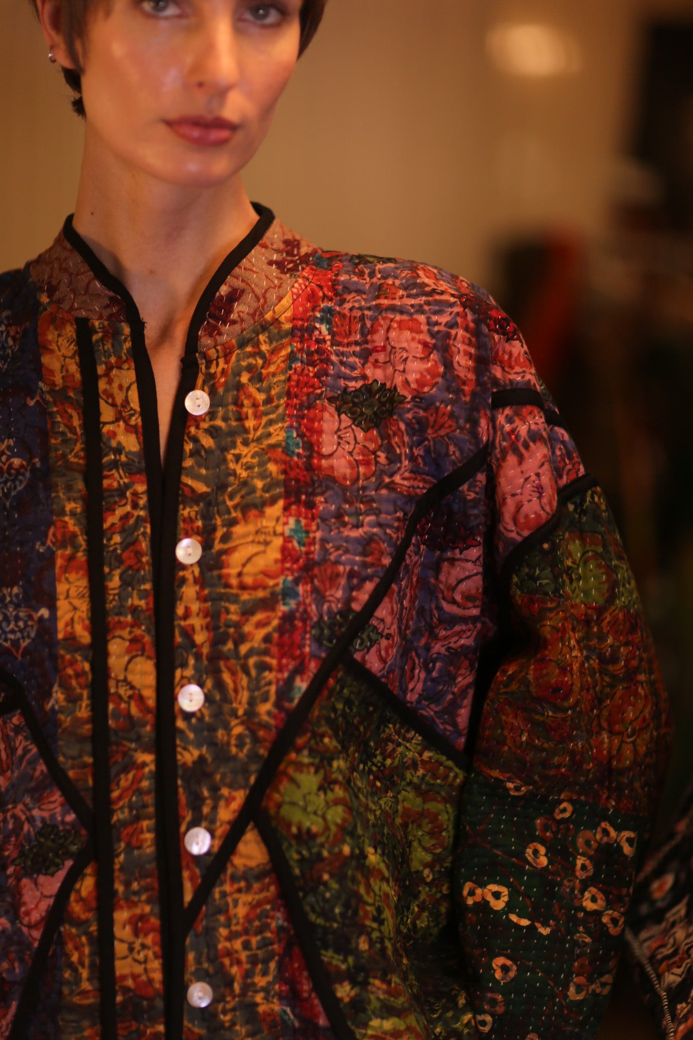 PATCHWORK KANTHA JACKET LIEBLINGS