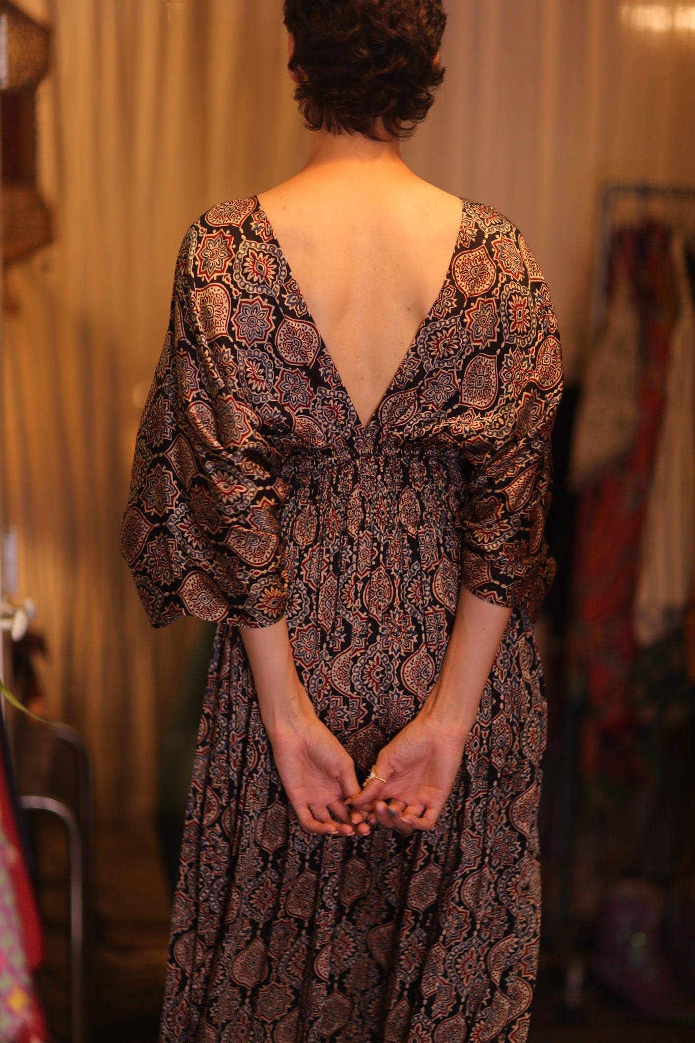 ZURI SILK DRESS VIVI