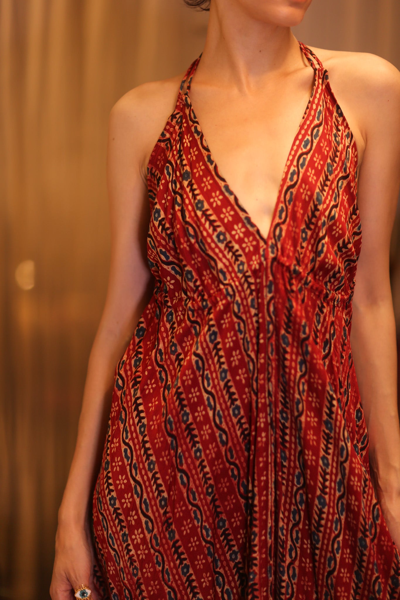 HANNA SILK DRESS KAWA