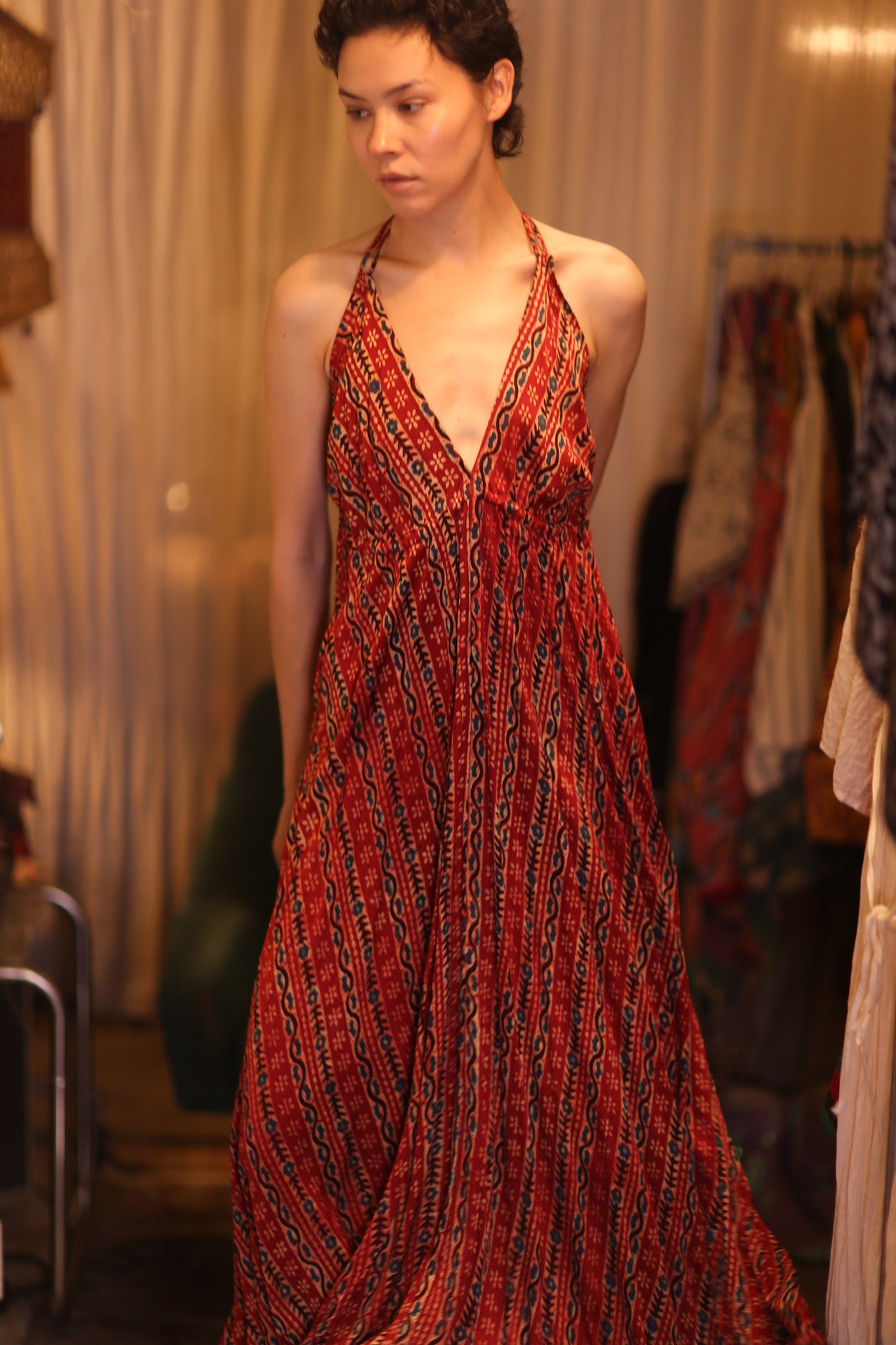HANNA SILK DRESS KAWA
