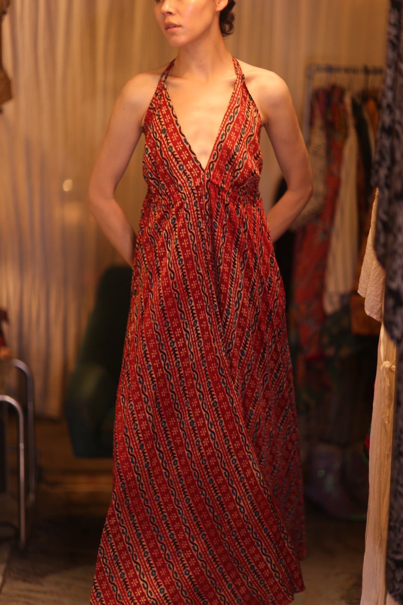 HANNA SILK DRESS KAWA