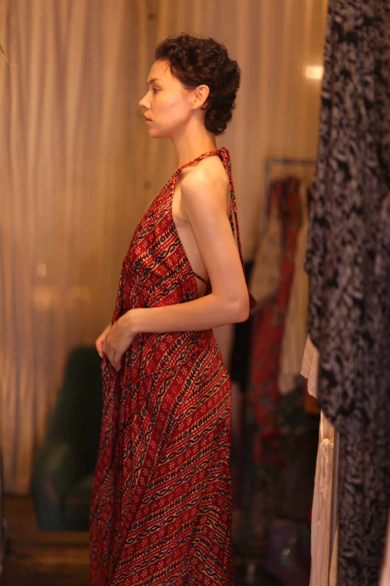 HANNA SILK DRESS KAWA