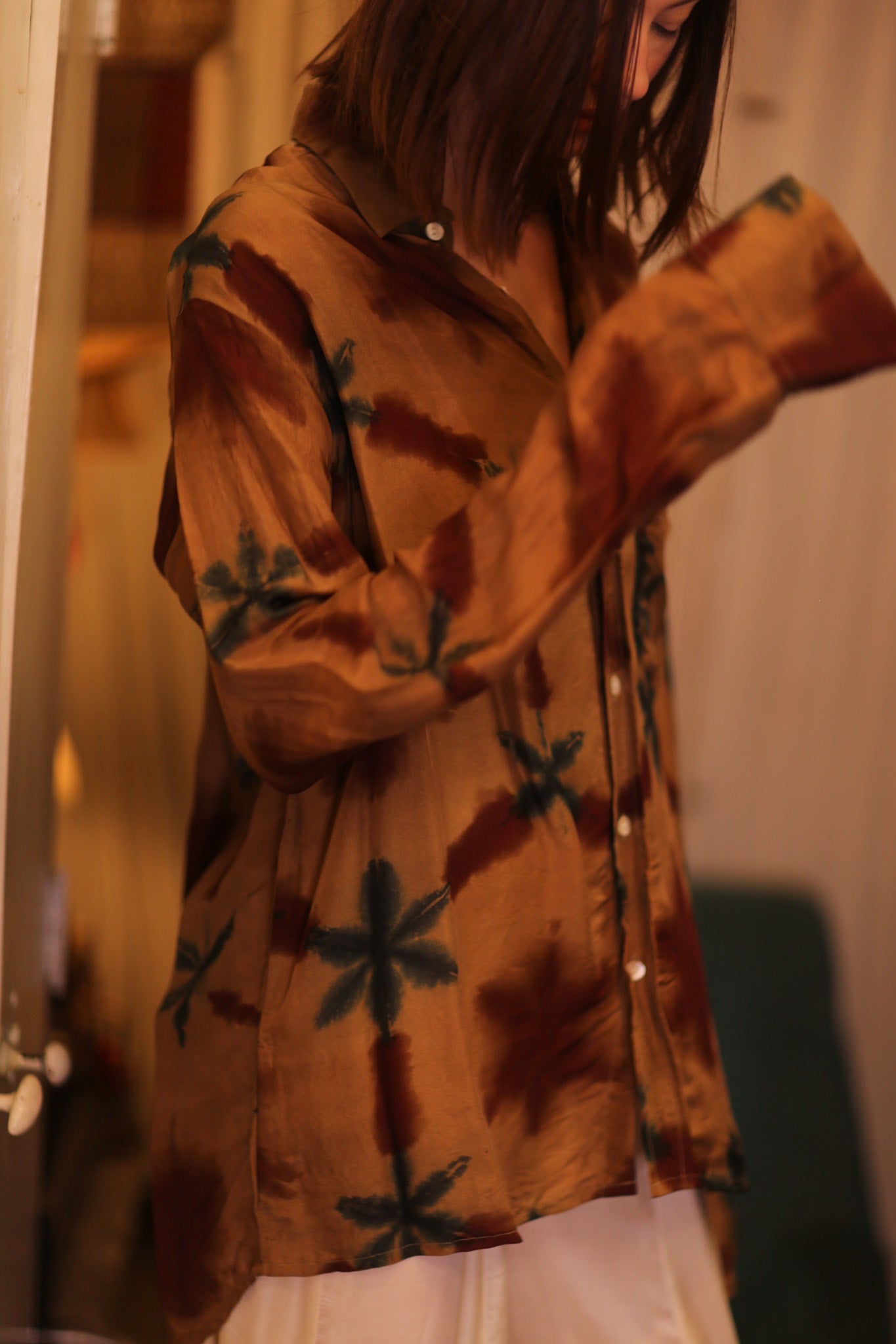 SILK BOYFRIEND SHIRT BILLIE NWEOO