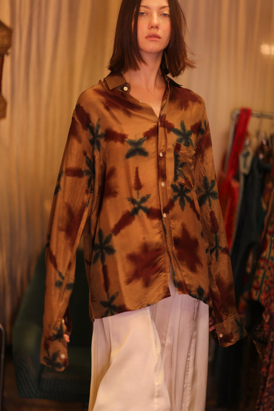 SILK BOYFRIEND SHIRT BILLIE NWEOO