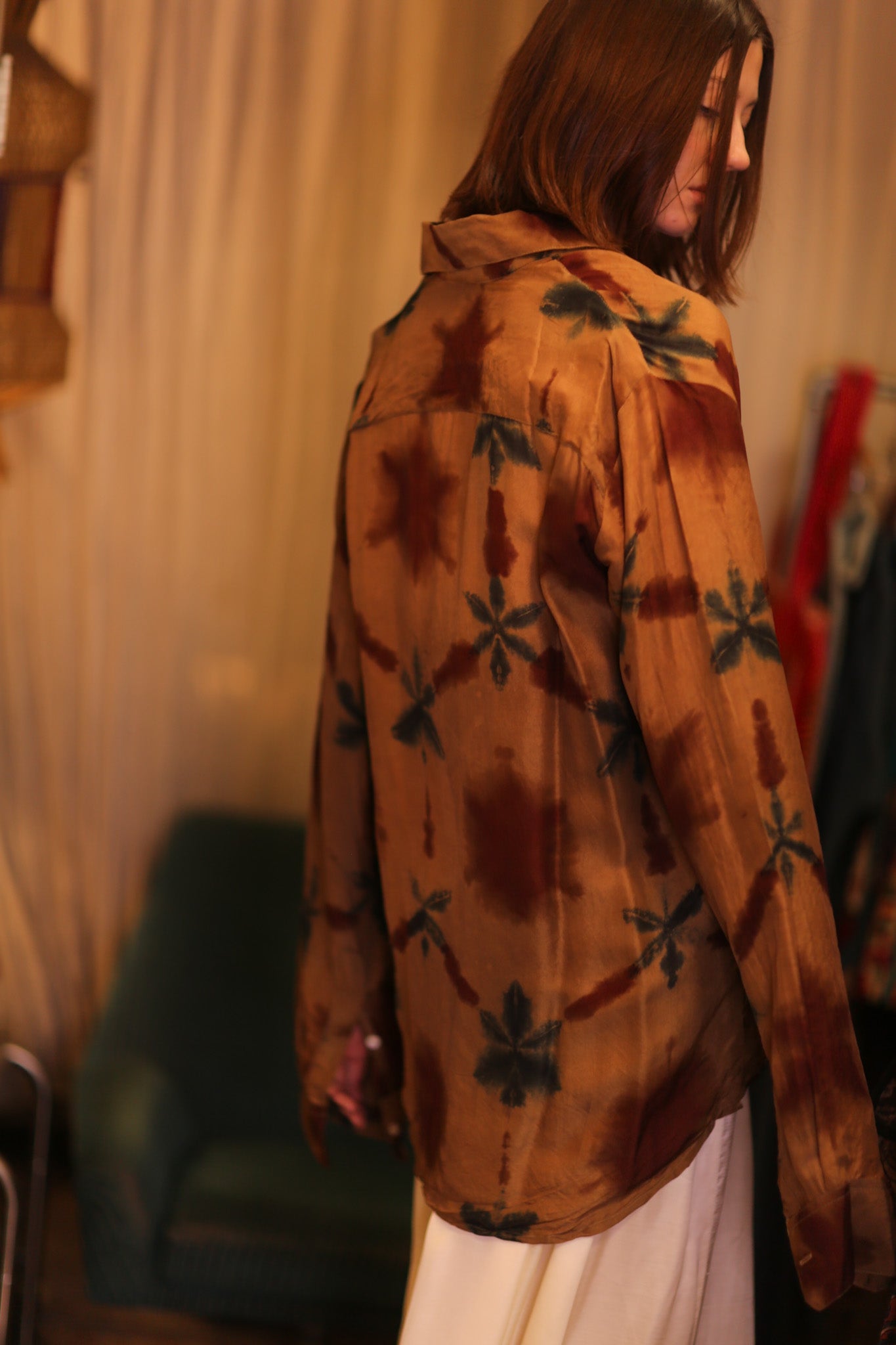 SILK BOYFRIEND SHIRT BILLIE NWEOO