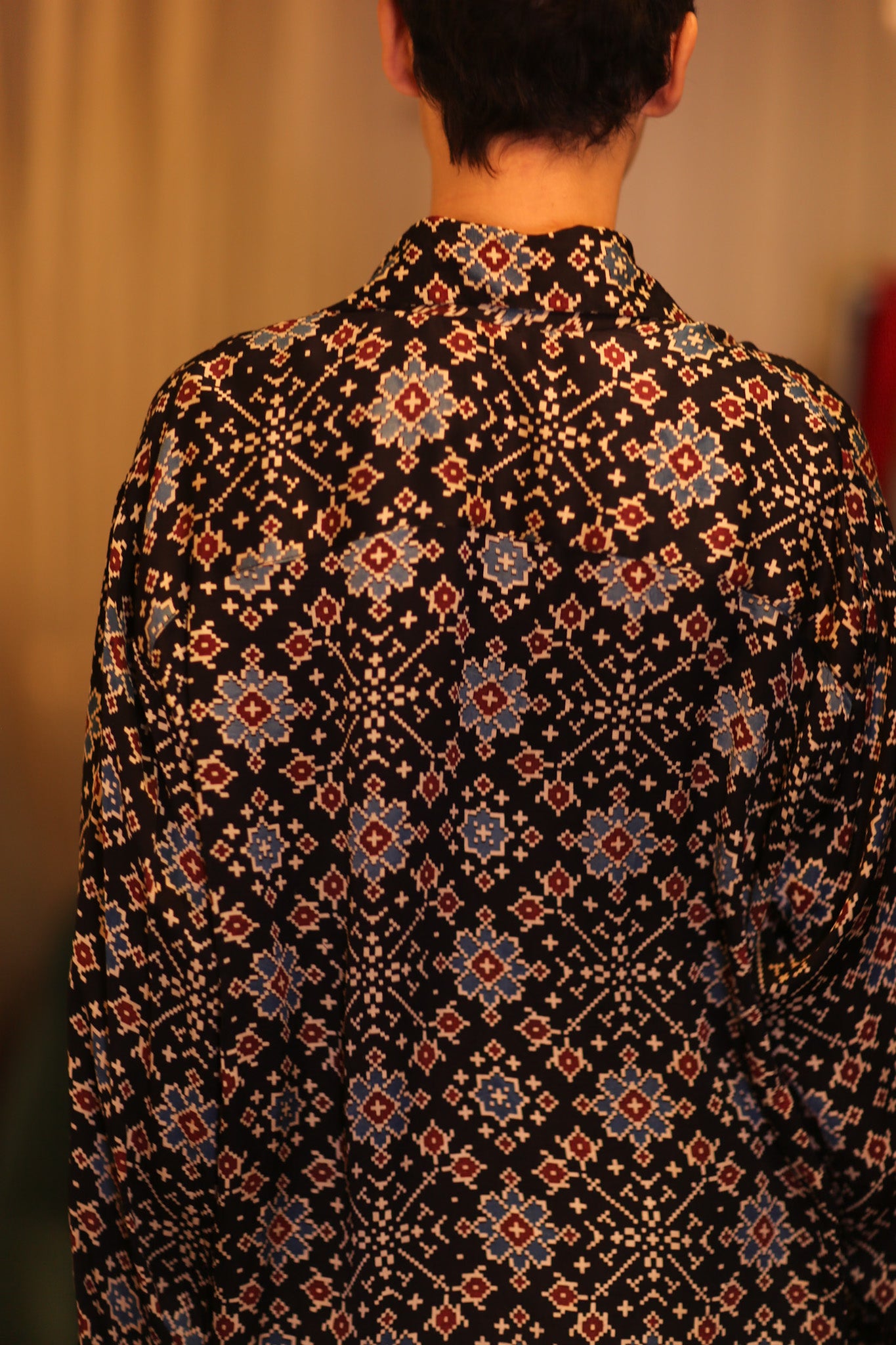 SILK BOYFRIEND SHIRT BILLIE MOKOK