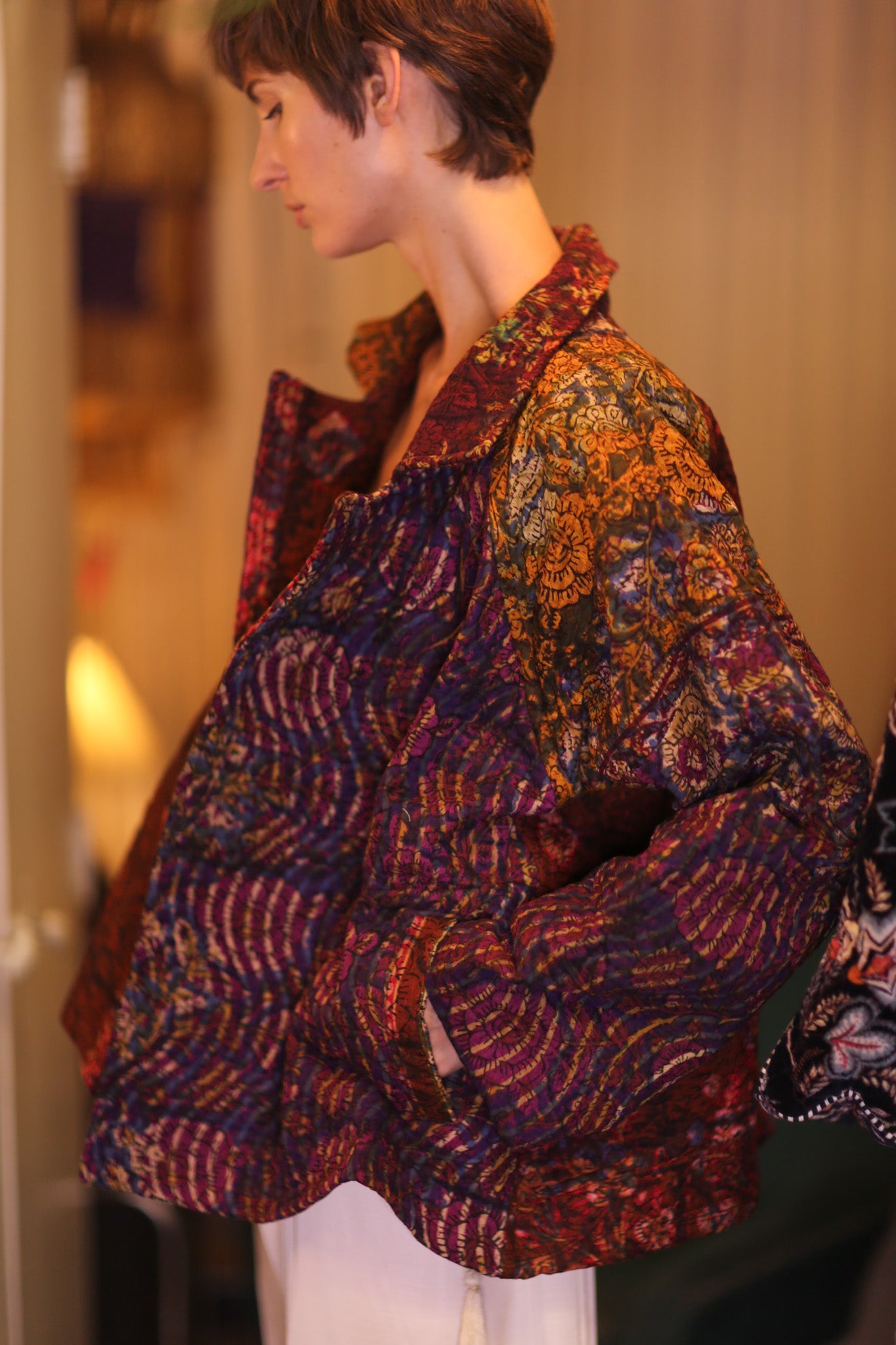 KANTHA PATCHWORK JACKET FRISEL