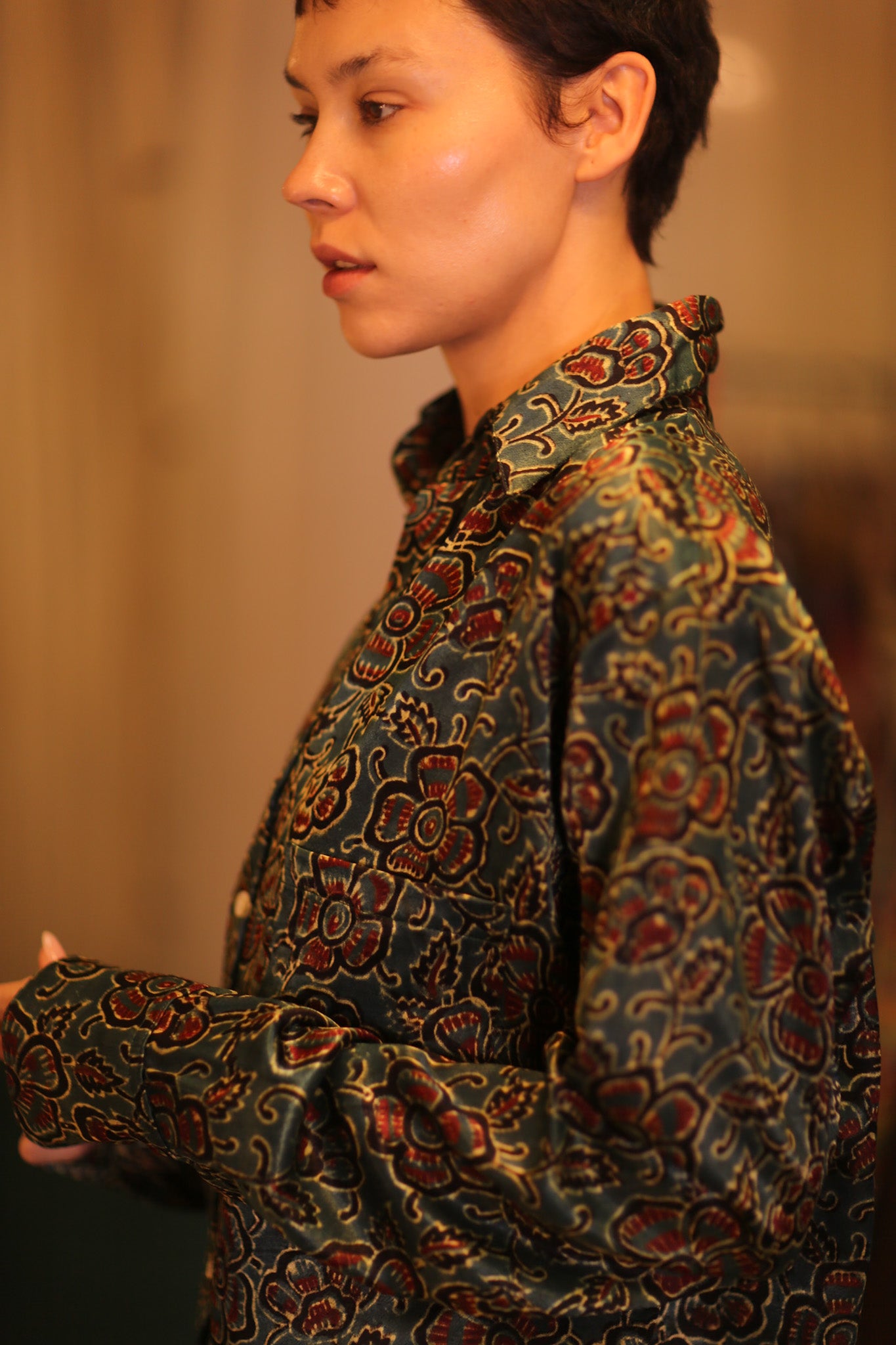 SILK BOYFRIEND SHIRT BILLIE HTOO