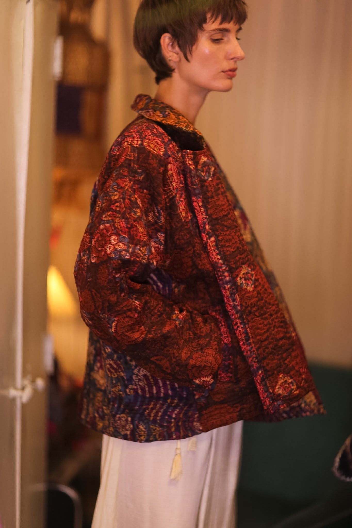 KANTHA PATCHWORK JACKET FRISEL