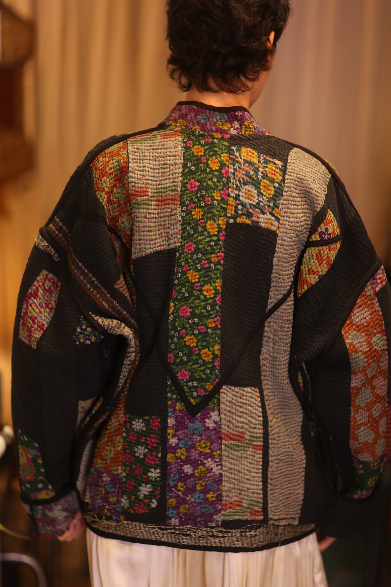 PATCHWORK PATTERN KANTHA JACKET NAYKYAR
