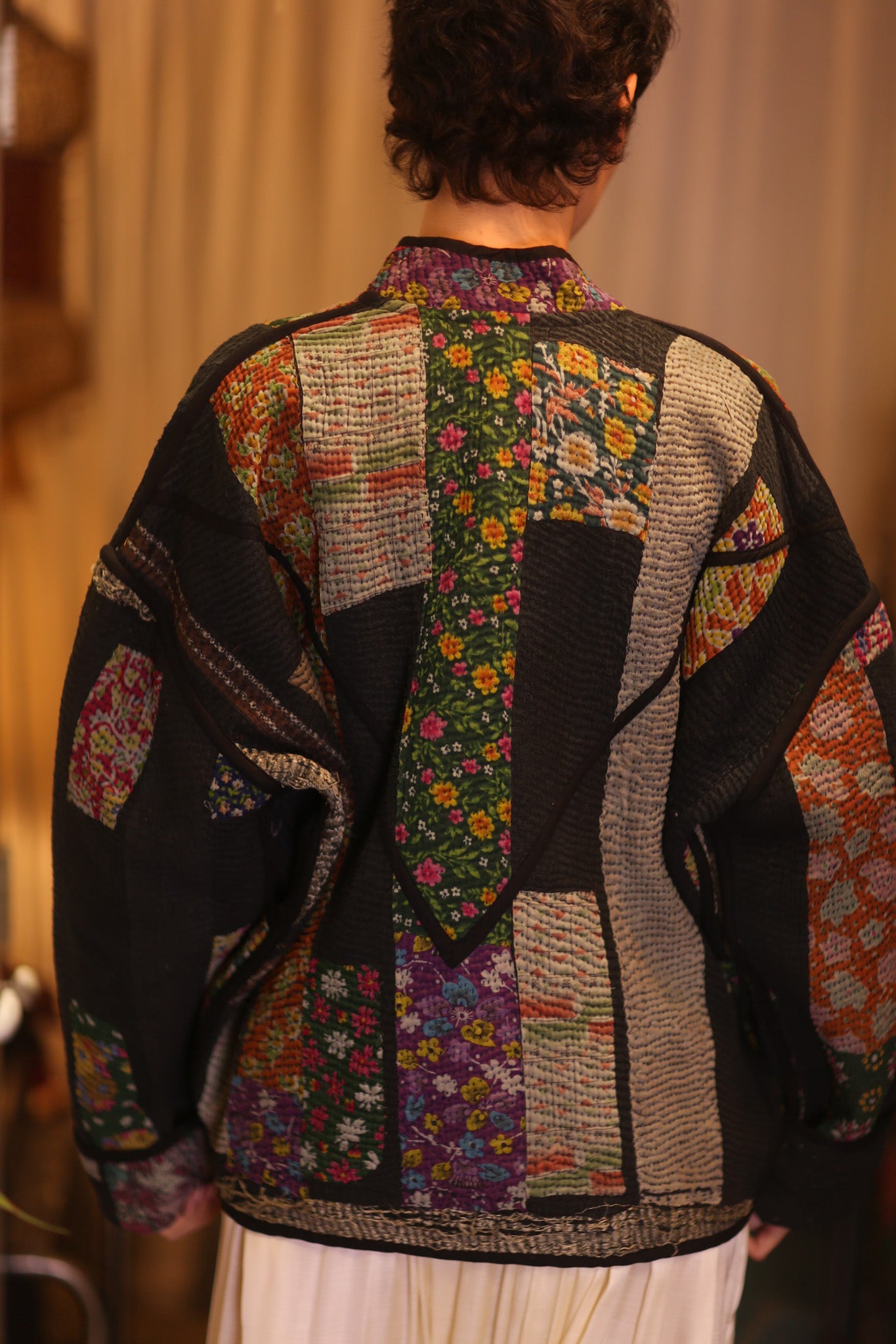 PATCHWORK PATTERN KANTHA JACKET NAYKYAR
