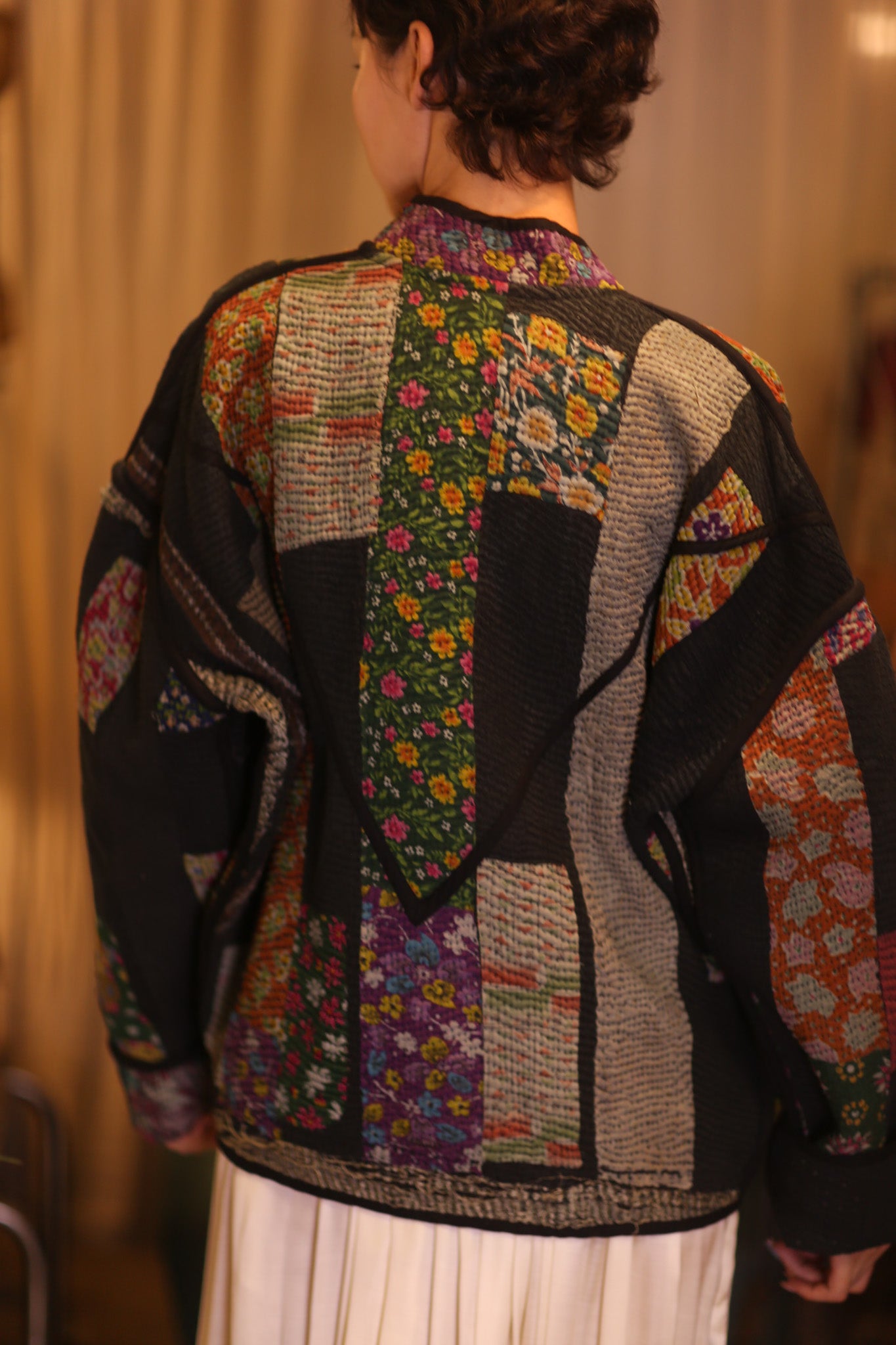 PATCHWORK PATTERN KANTHA JACKET NAYKYAR