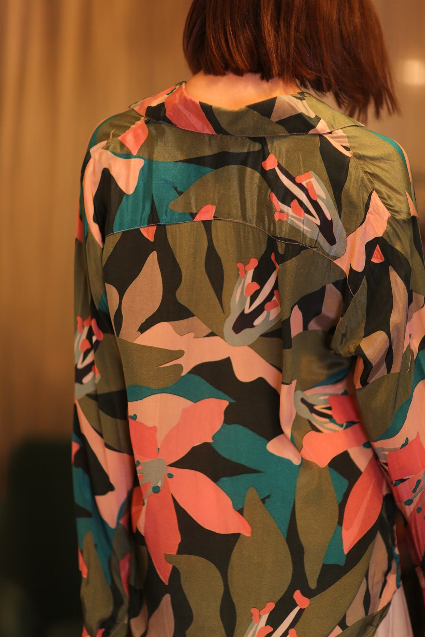 SILK BOYFRIEND SHIRT BILLIE NWAY