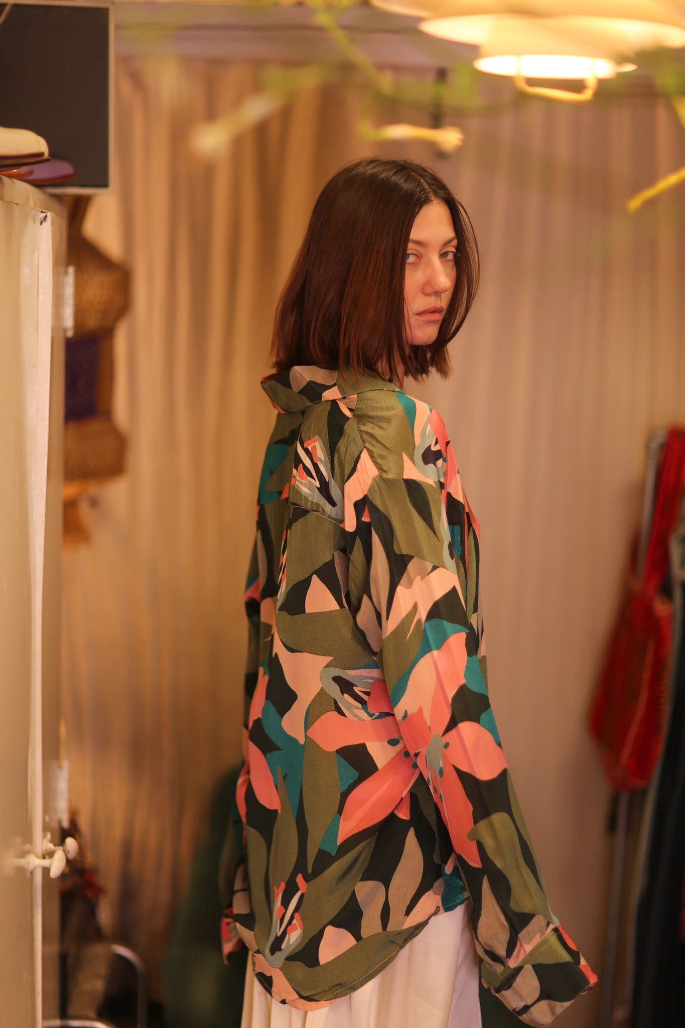 SILK BOYFRIEND SHIRT BILLIE NWAY