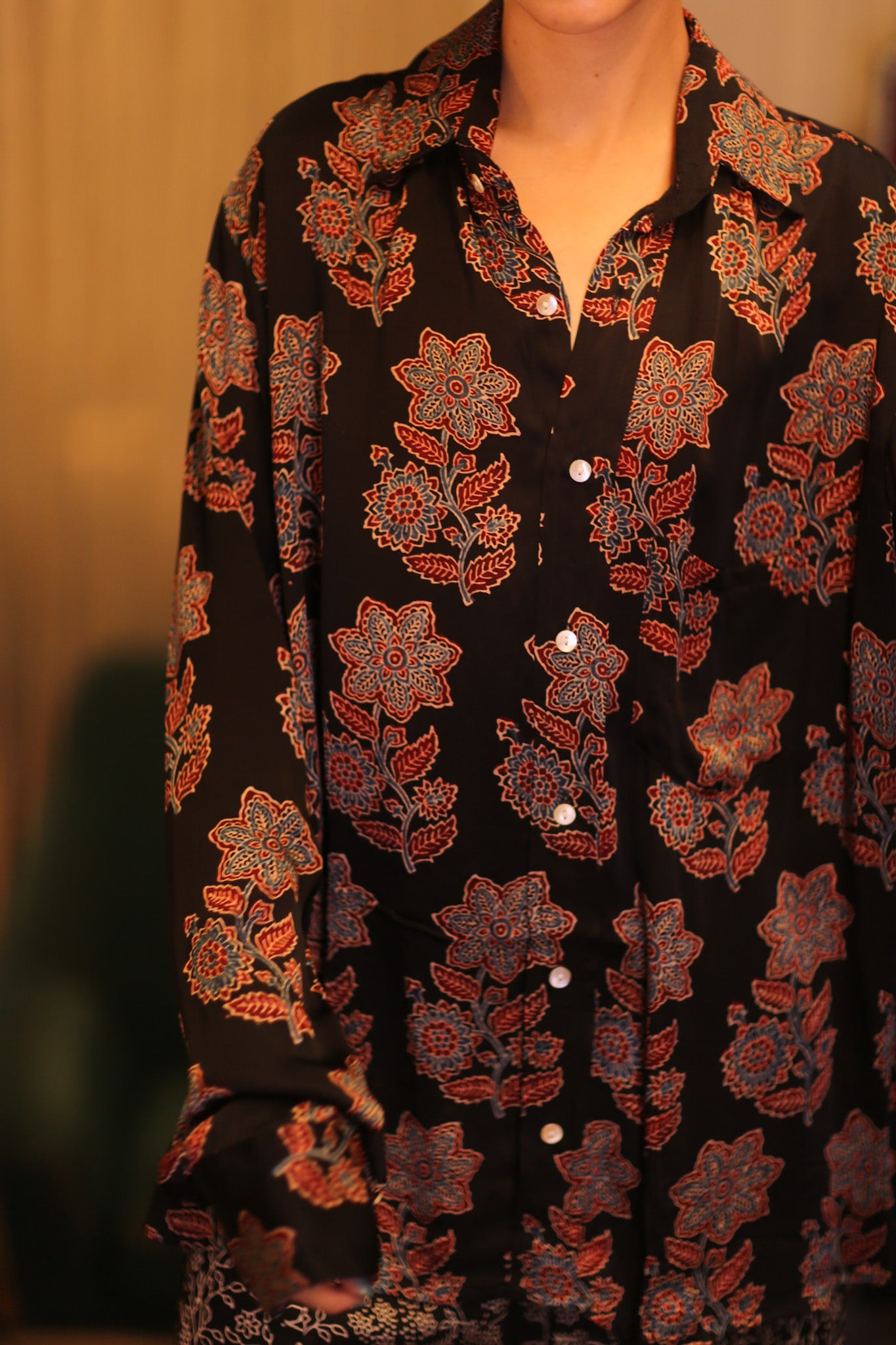 SILK BOYFRIEND SHIRT BILLIE LATPAN