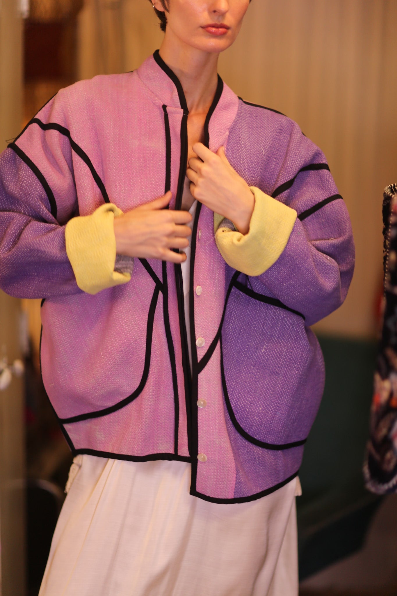 PURPLE PINK JACKET OUNA