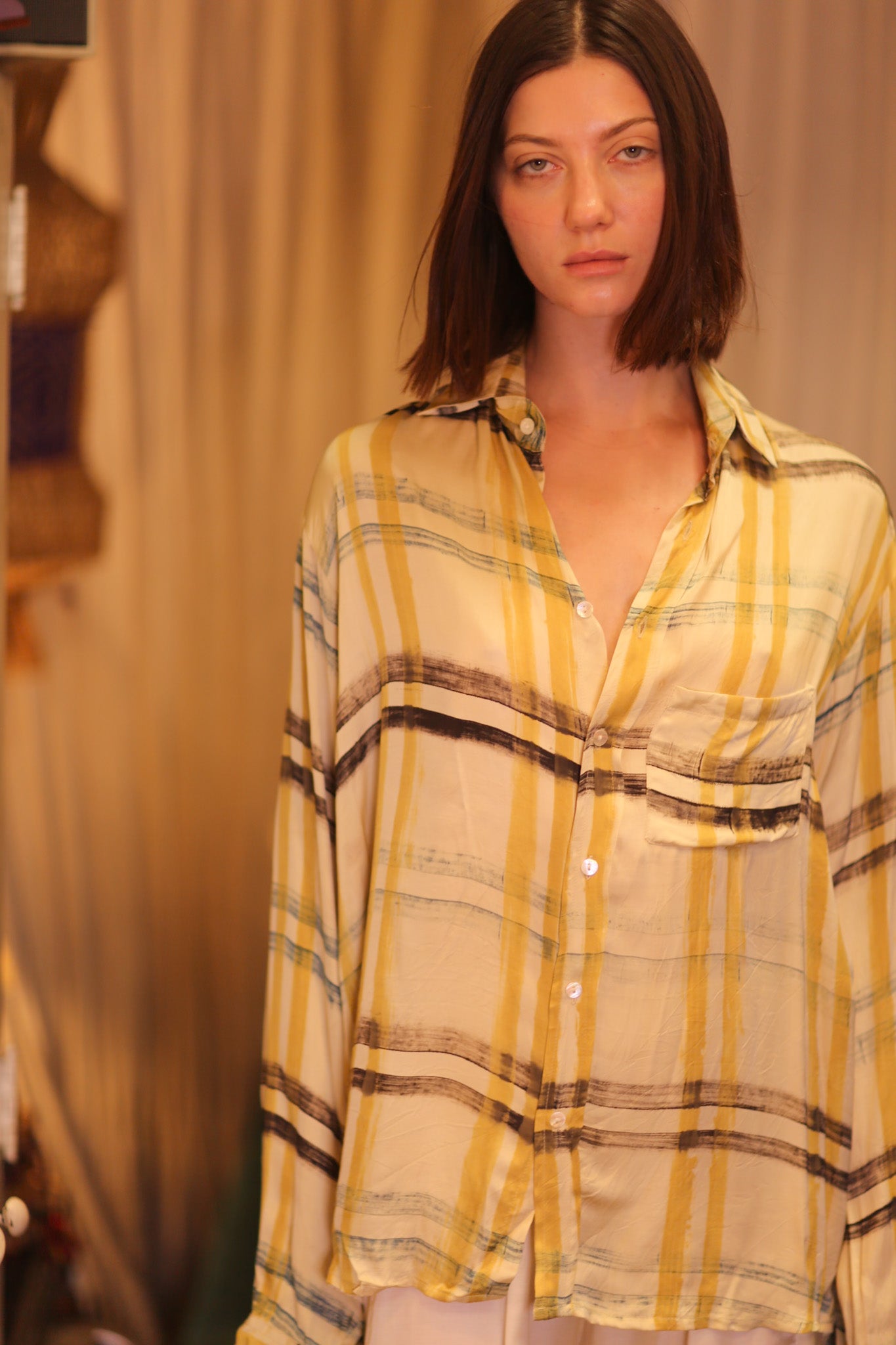 SILK BOYFRIEND SHIRT BILLIE WARY