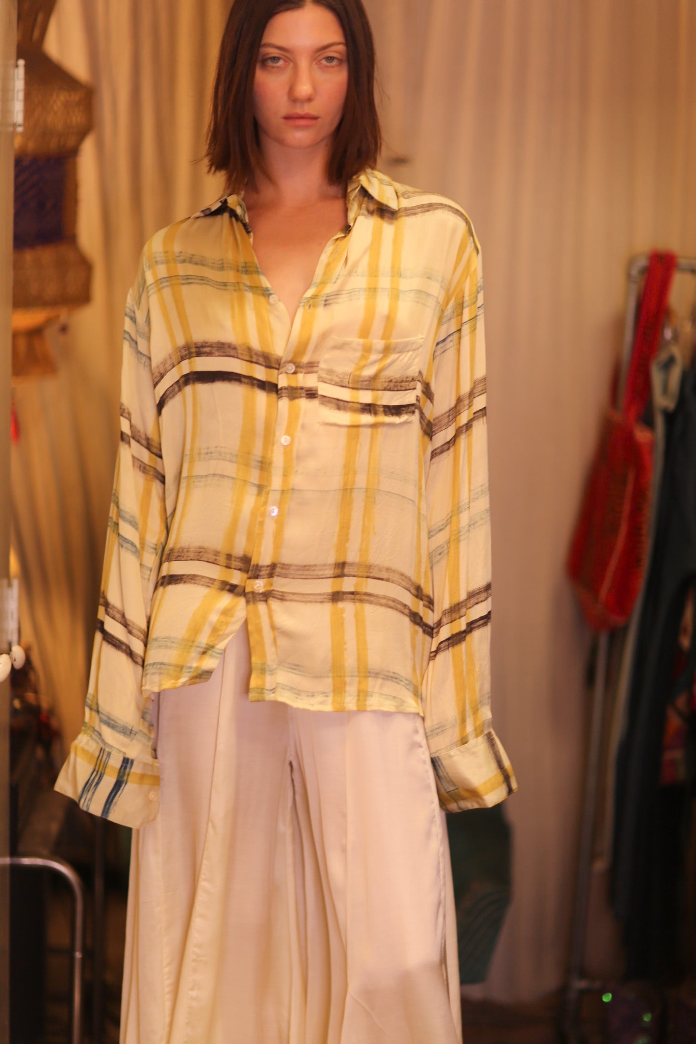 SILK BOYFRIEND SHIRT BILLIE WARY