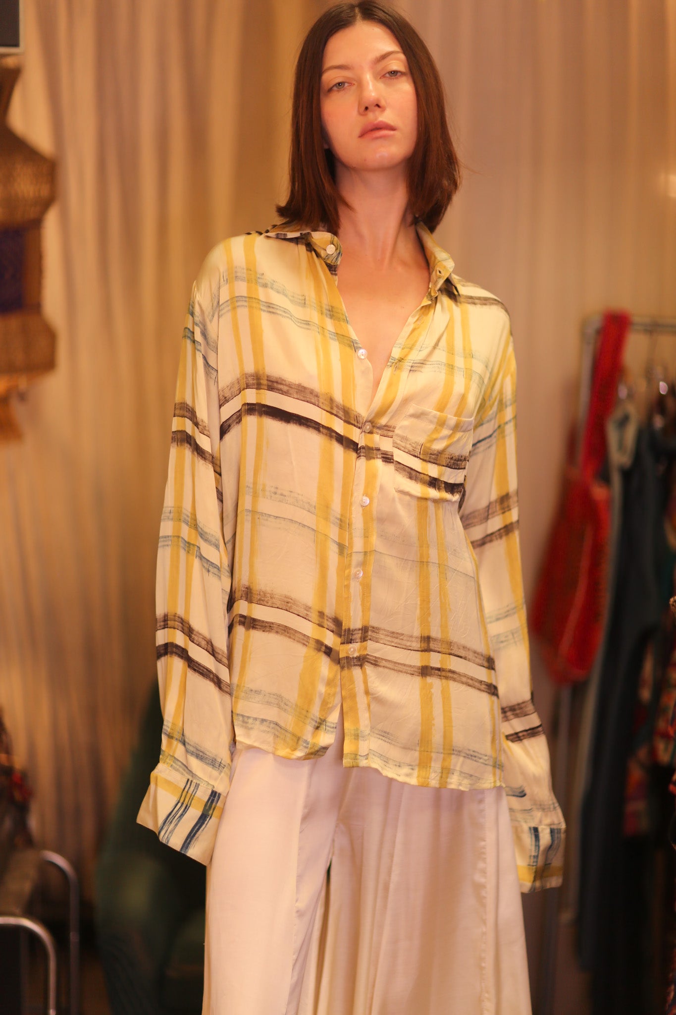 SILK BOYFRIEND SHIRT BILLIE WARY