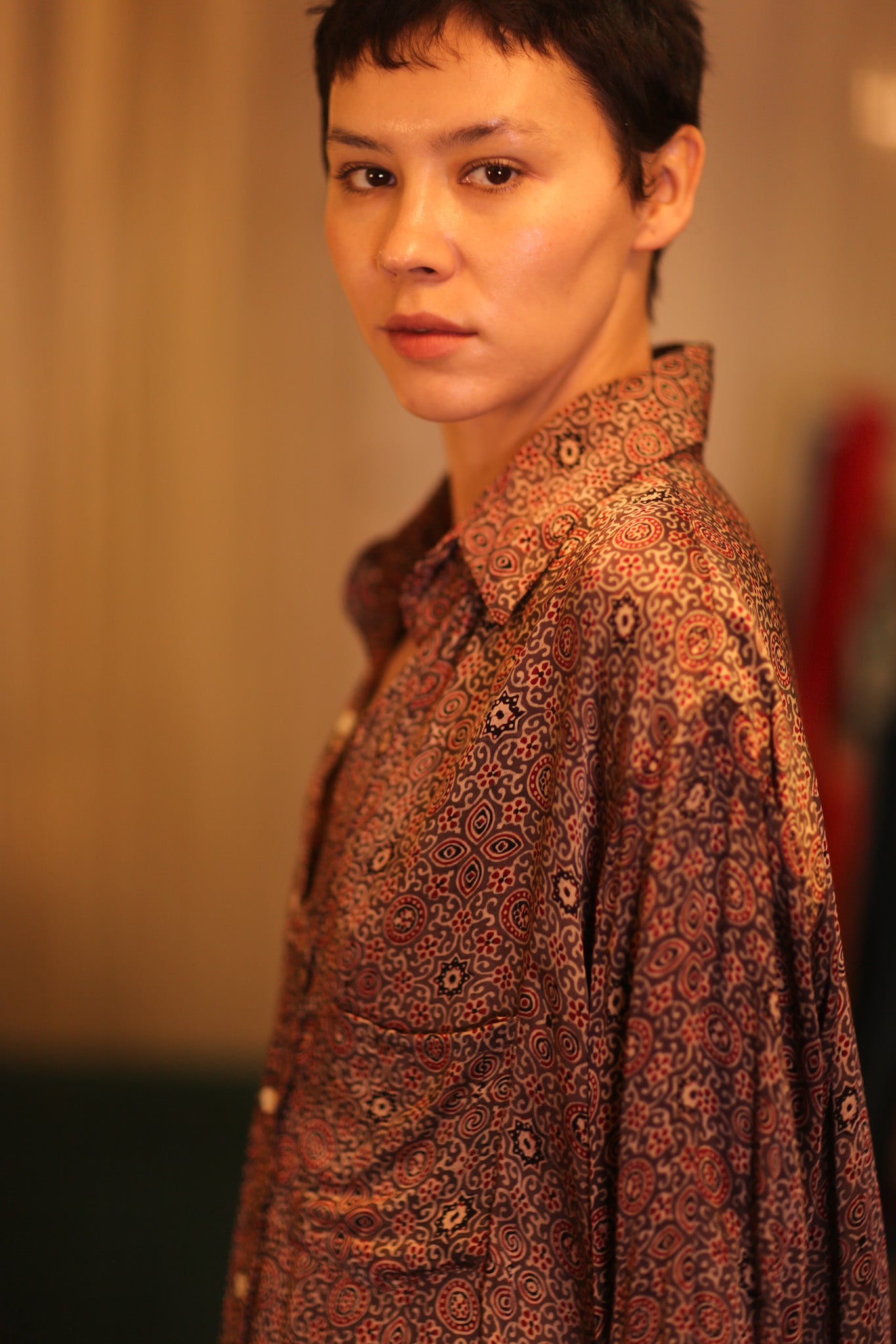 SILK BOYFRIEND SHIRT BILLIE SETKYAR