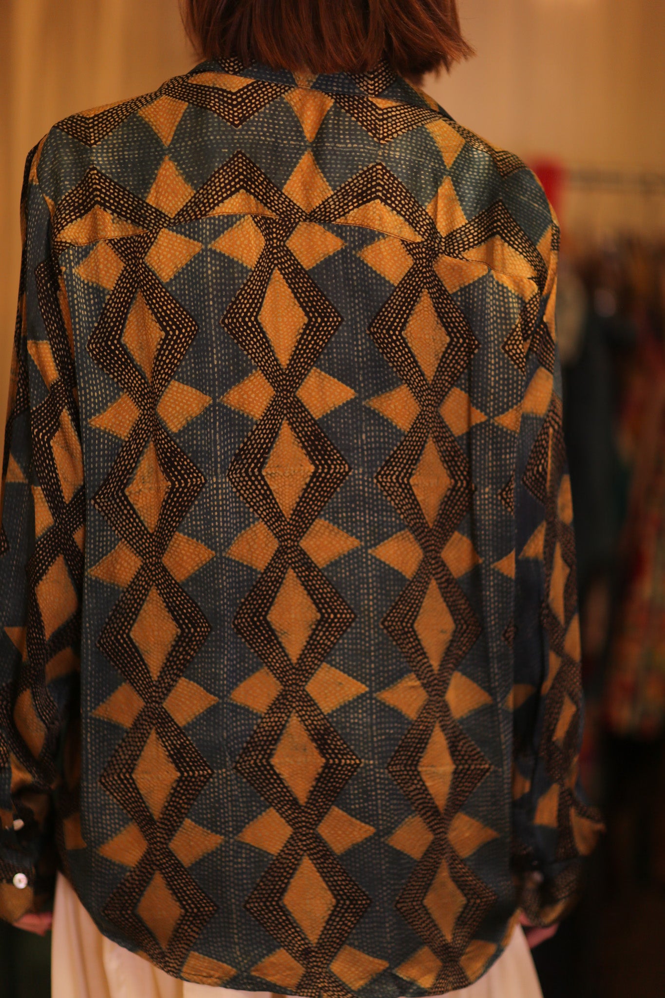 SILK BOYFRIEND SHIRT BILLIE SANWIN