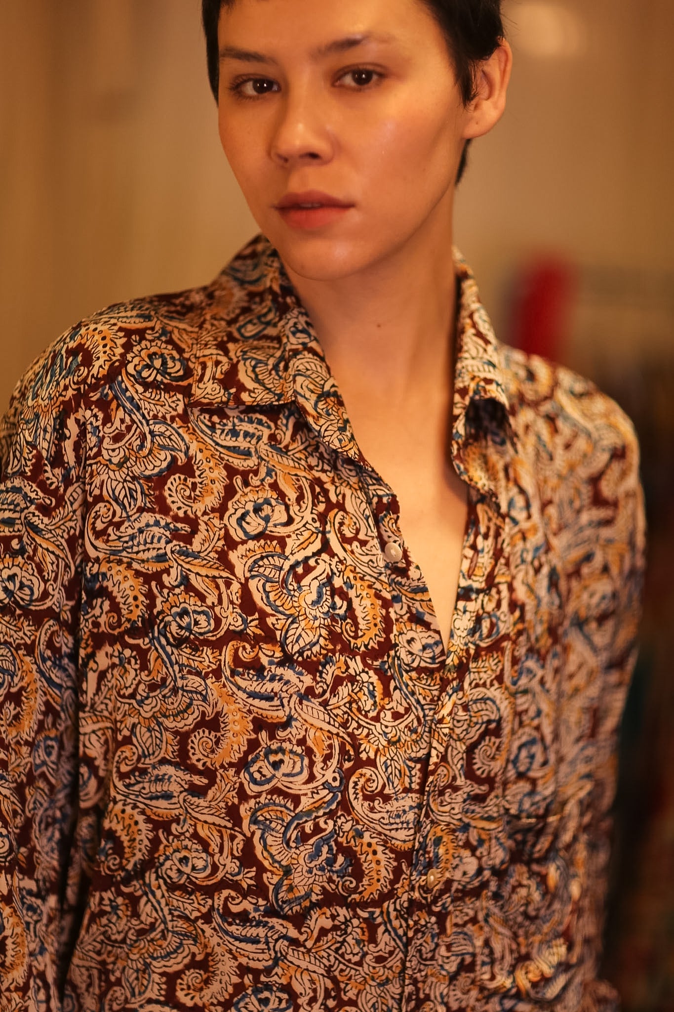 SILK BOYFRIEND BILLIE SHIRT PARTATE