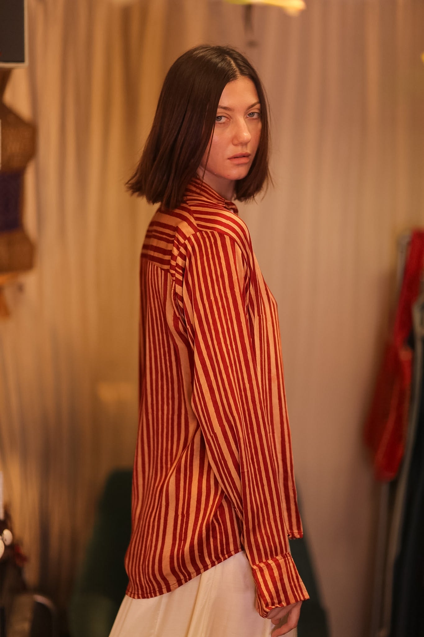 SILK BOYFRIEND SHIRT BILLIE NISIN