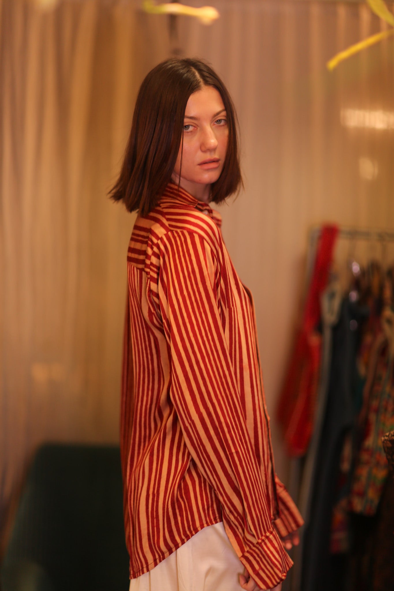 SILK BOYFRIEND SHIRT BILLIE NISIN