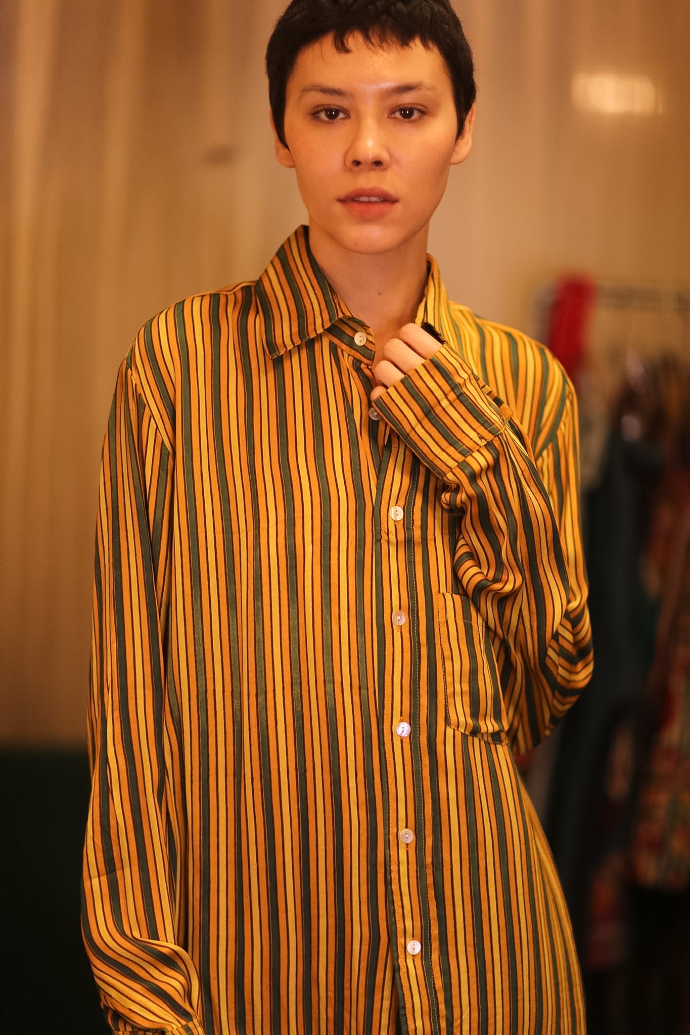 SILK BOYFRIEND SHIRT BILLIE WARSIN