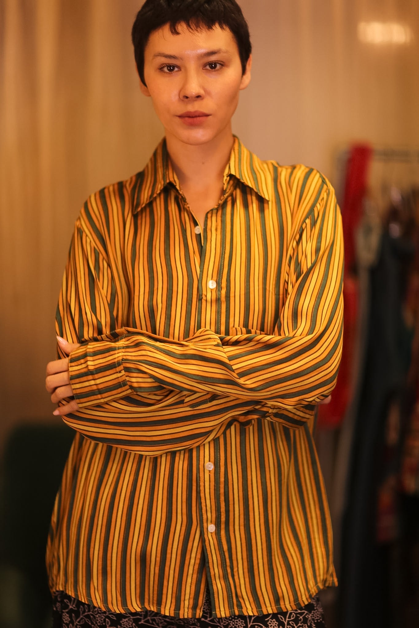 SILK BOYFRIEND SHIRT BILLIE WARSIN