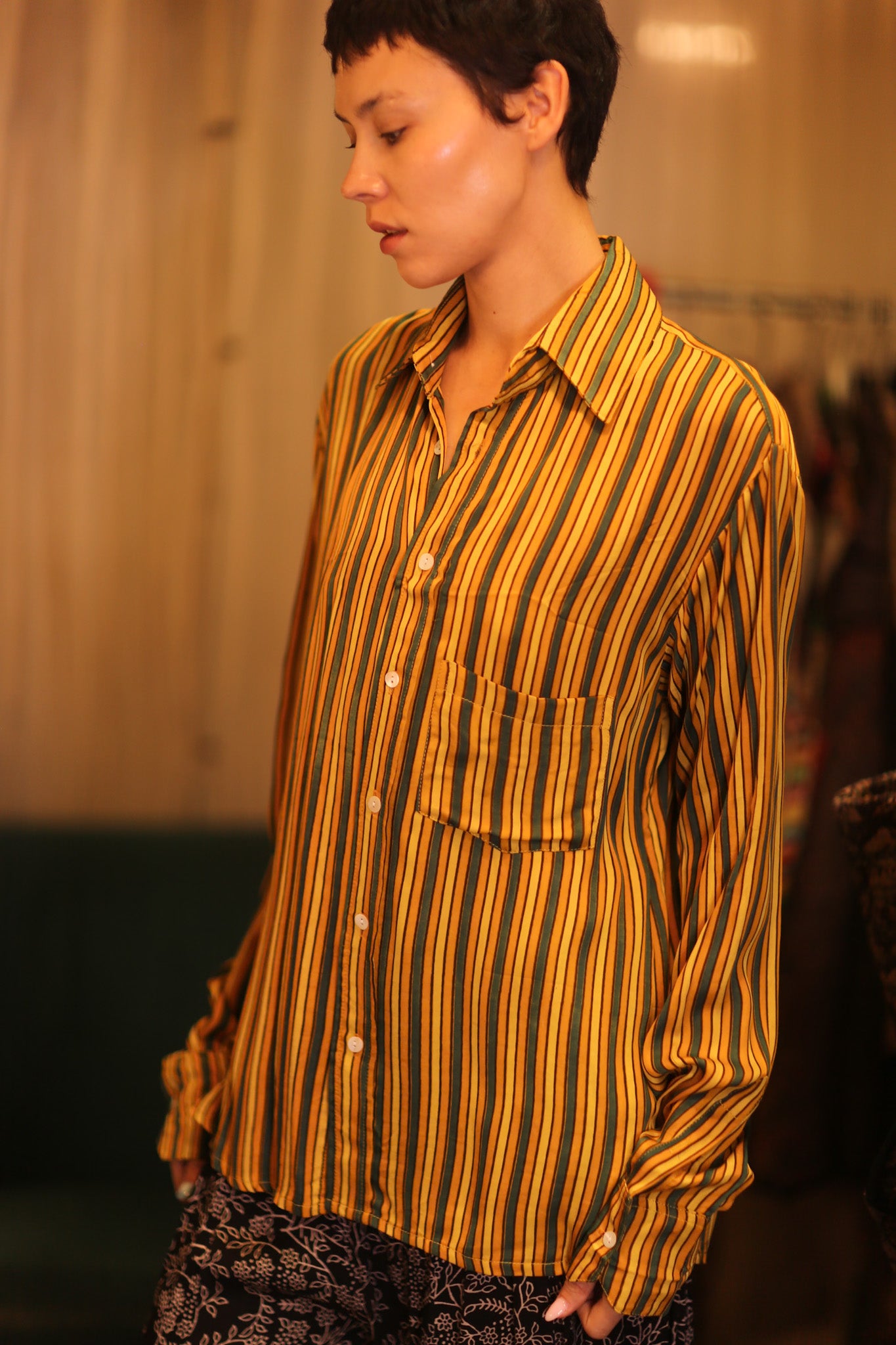 SILK BOYFRIEND SHIRT BILLIE WARSIN