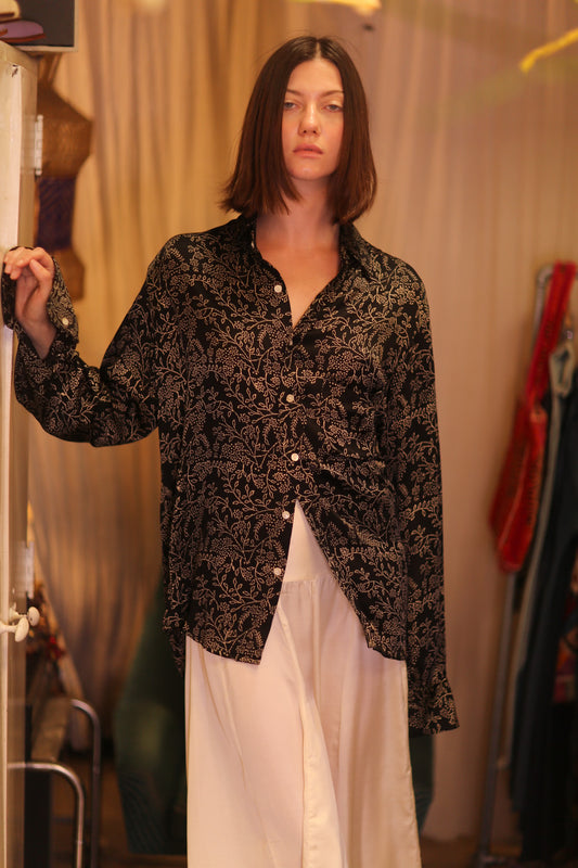 SILK BOYFRIEND SHIRT BILLIE PANKHET