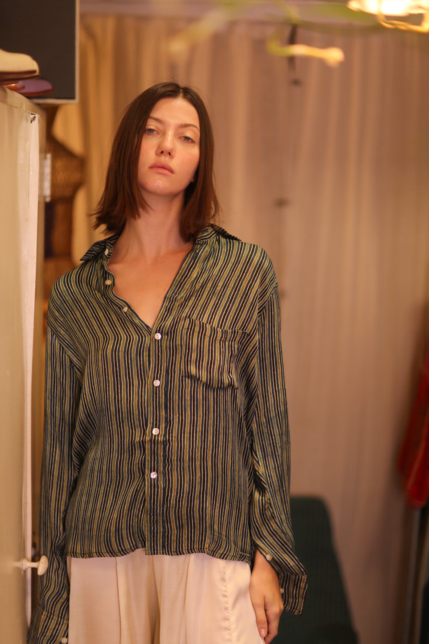 SILK BOYFRIEND SHIRT BILLIE SEINKYAR