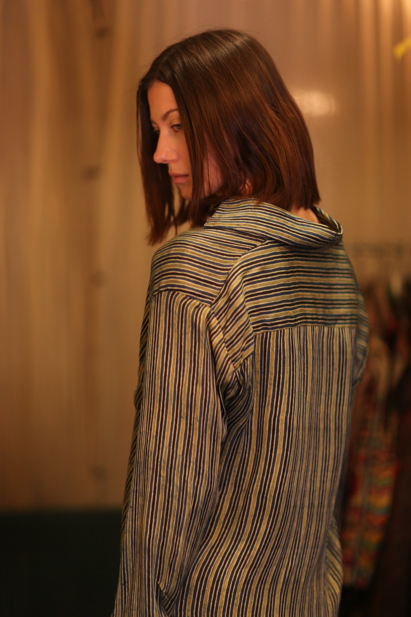 SILK BOYFRIEND SHIRT BILLIE SEINKYAR