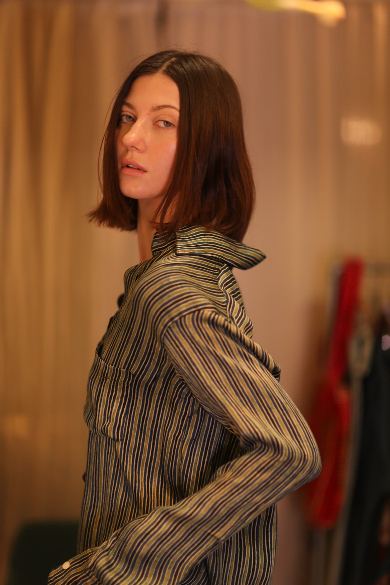 SILK BOYFRIEND SHIRT BILLIE SEINKYAR
