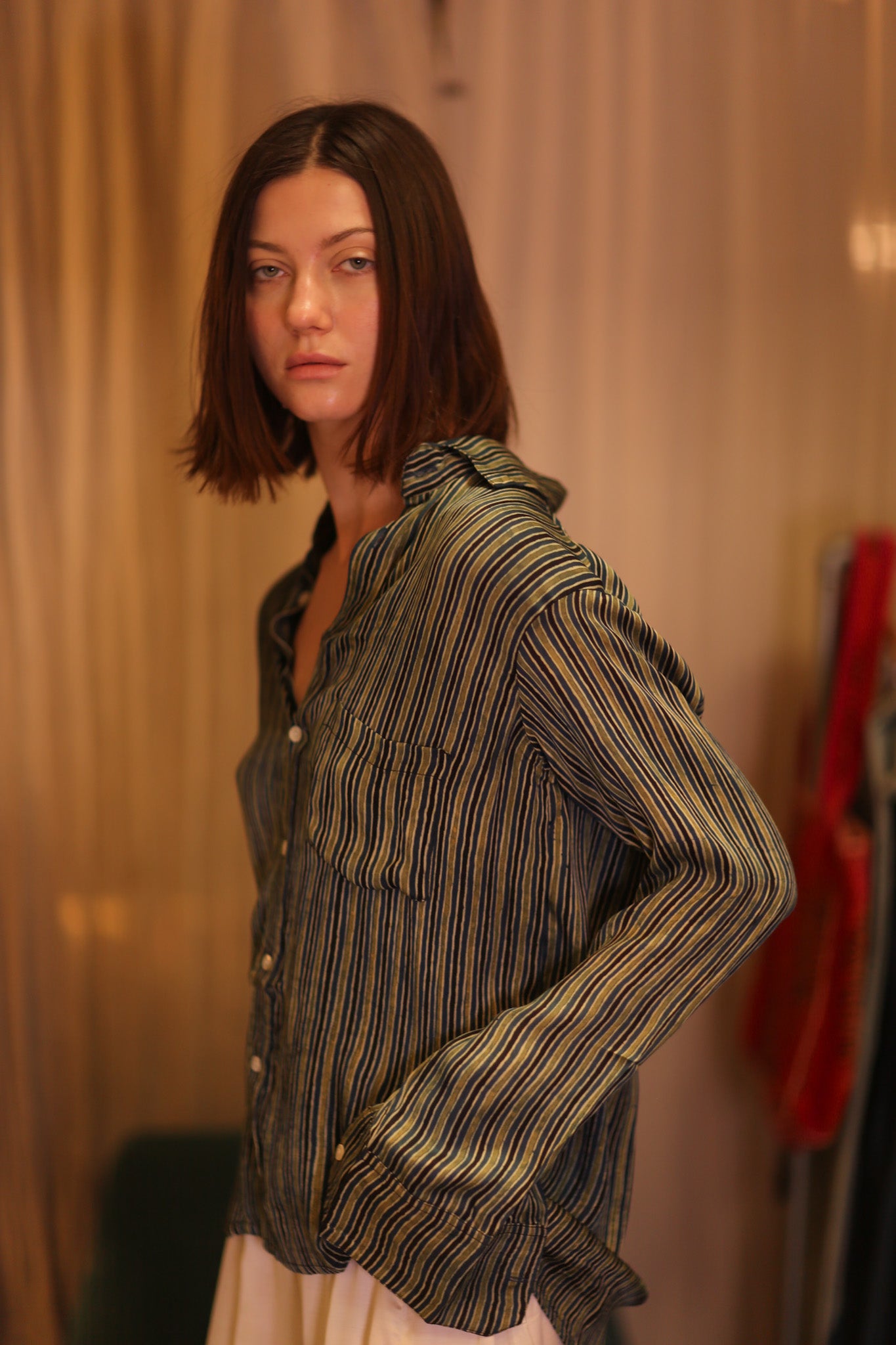 SILK BOYFRIEND SHIRT BILLIE SEINKYAR