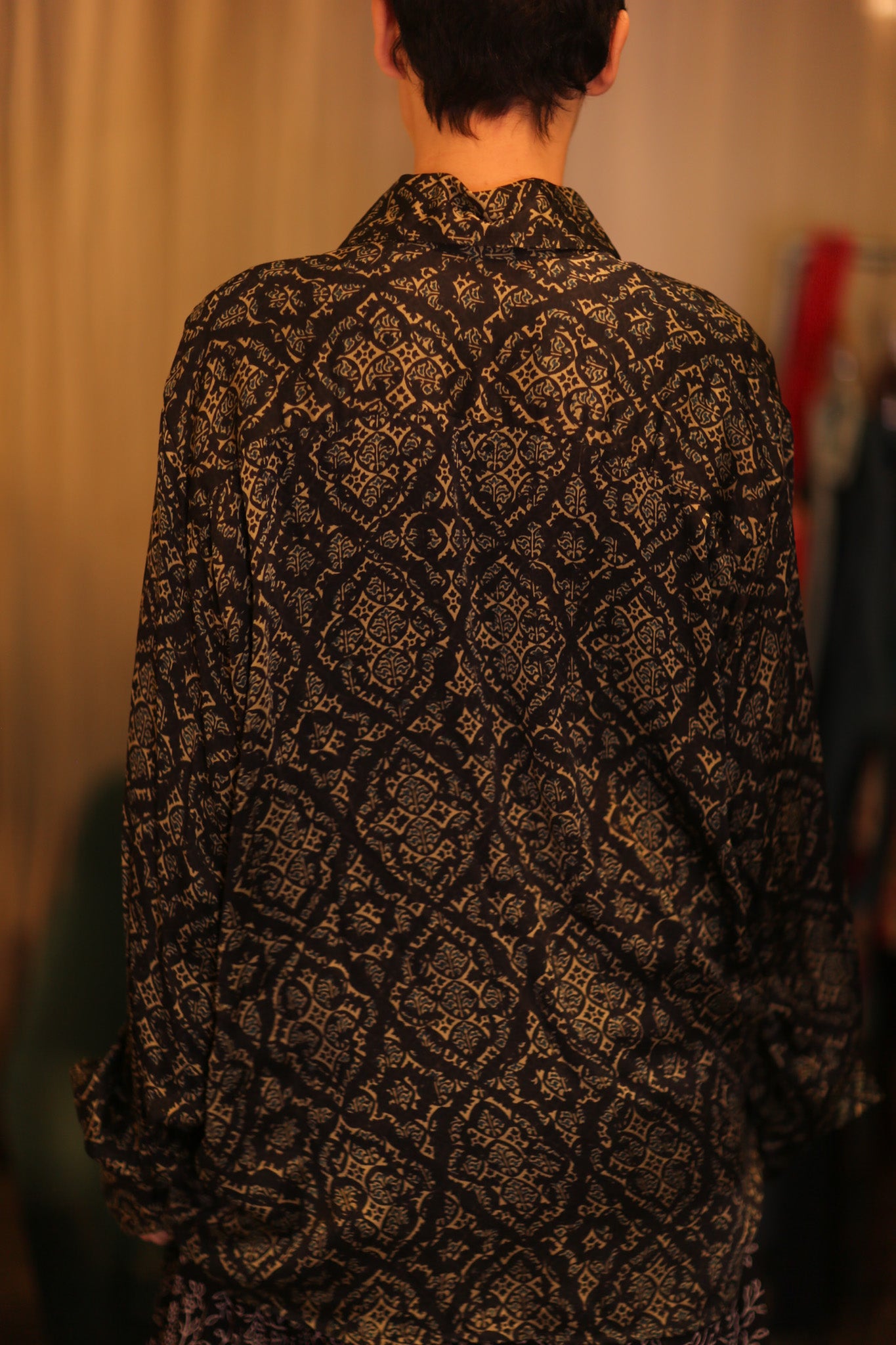 SILK BOYFRIEND SHIRT BILLIE KANOTE