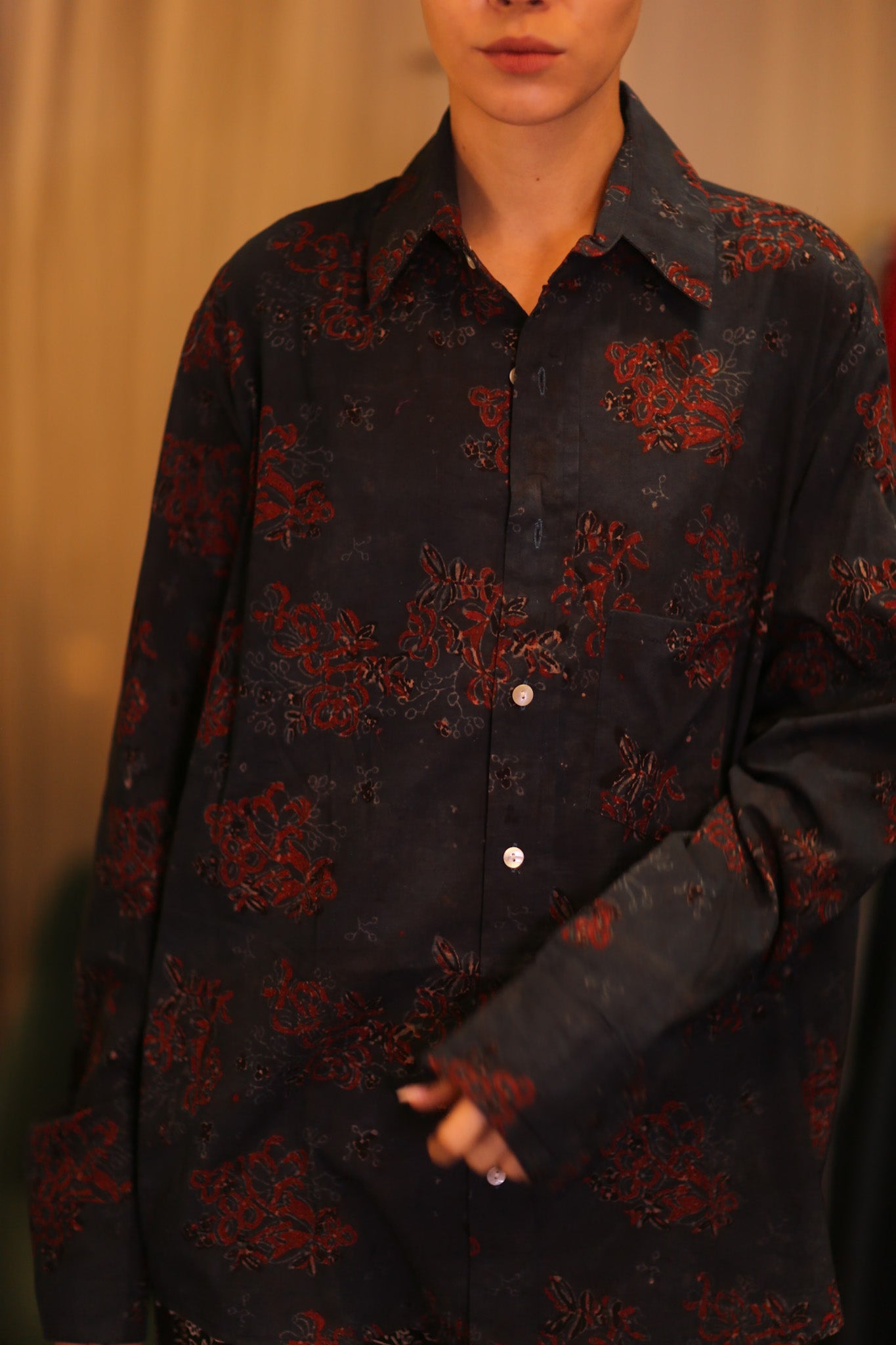 SILK BOYFRIEND SHIRT BILLIE FAVO