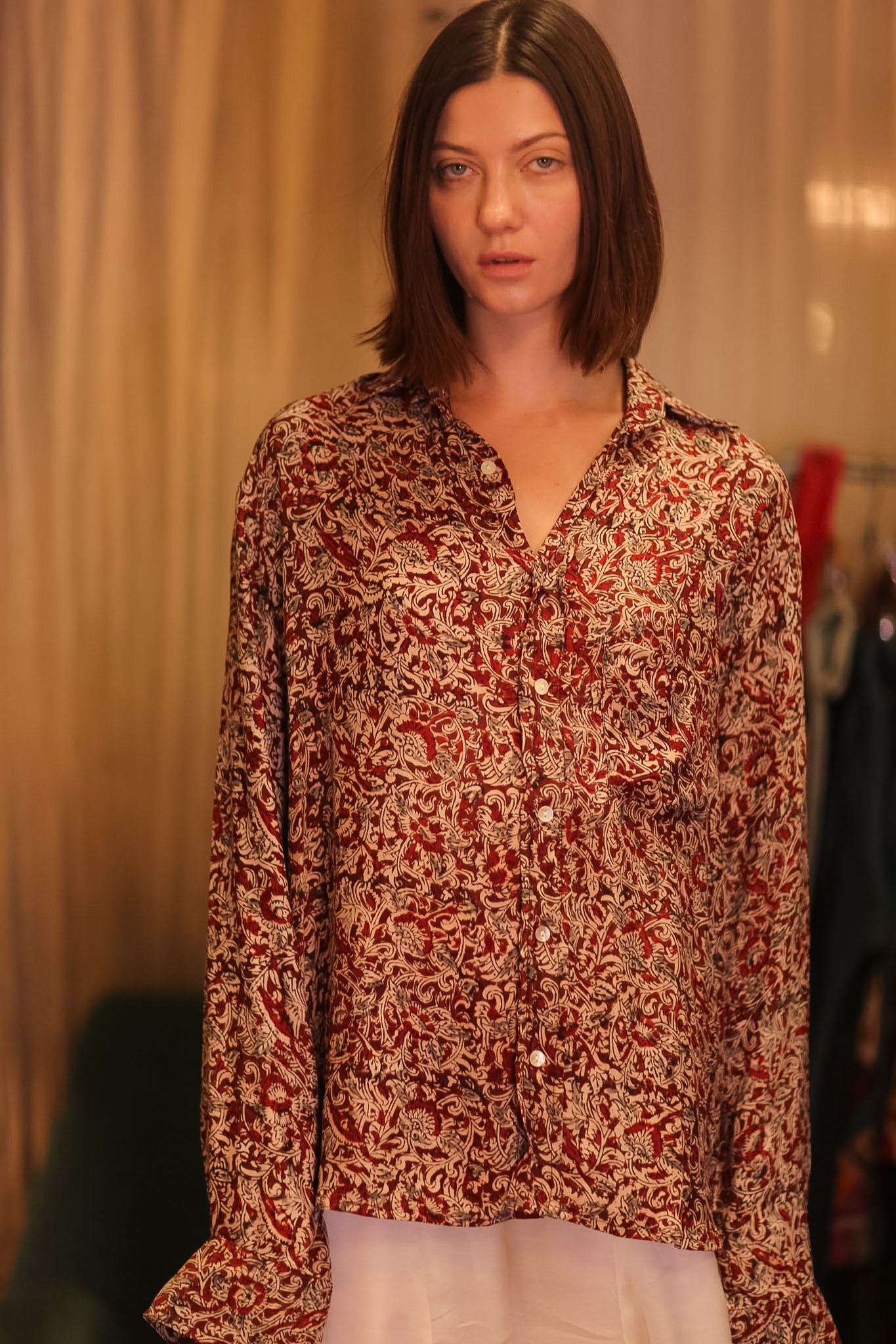 SILK BOYFRIEND SHIRT BILLIE SEINPAN