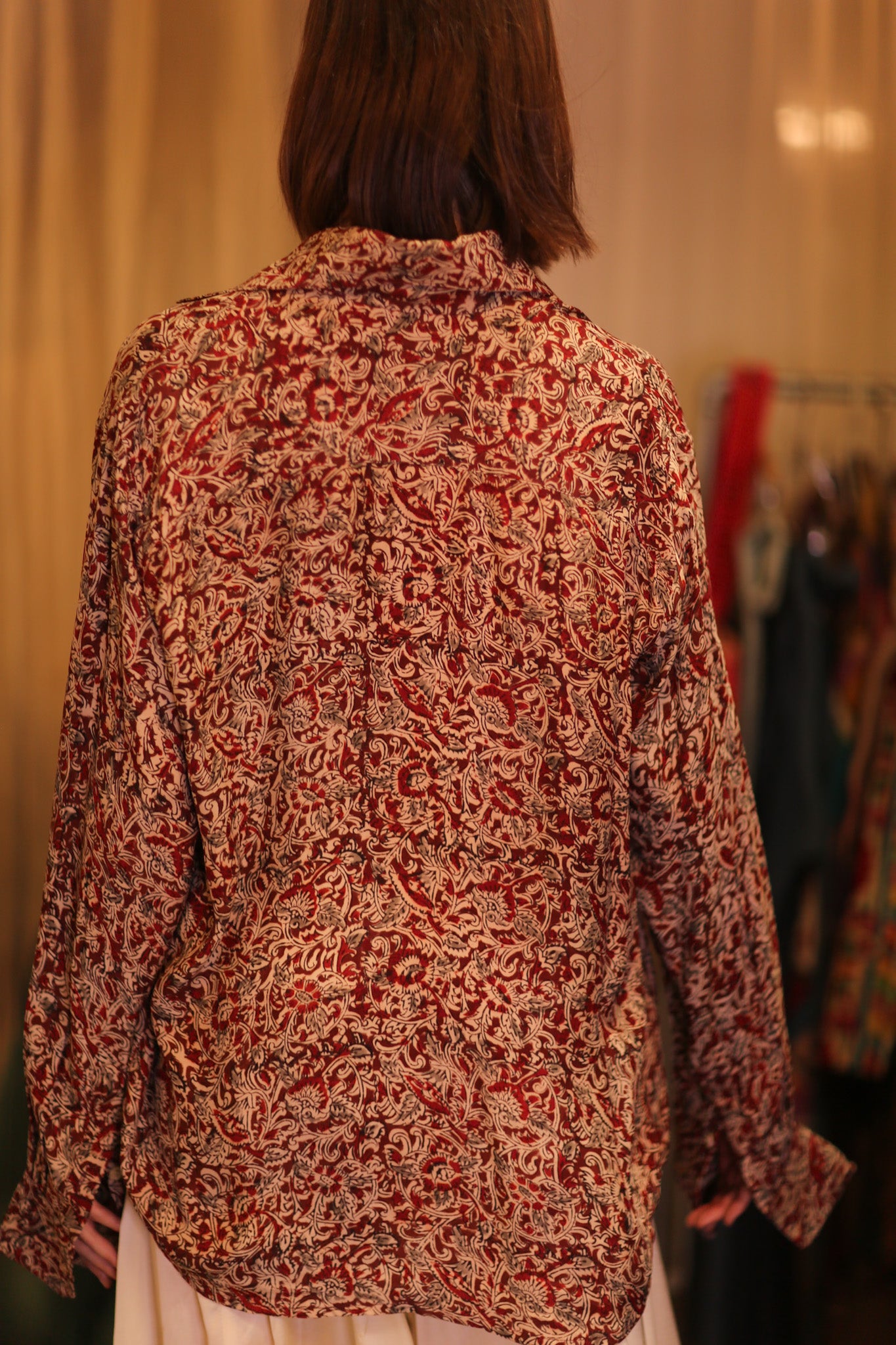 SILK BOYFRIEND SHIRT BILLIE SEINPAN