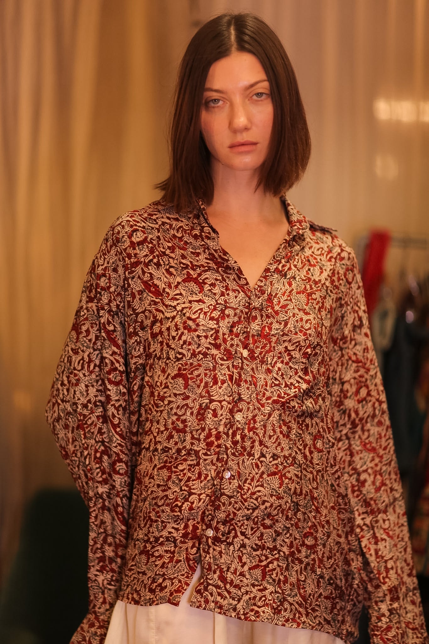 SILK BOYFRIEND SHIRT BILLIE SEINPAN