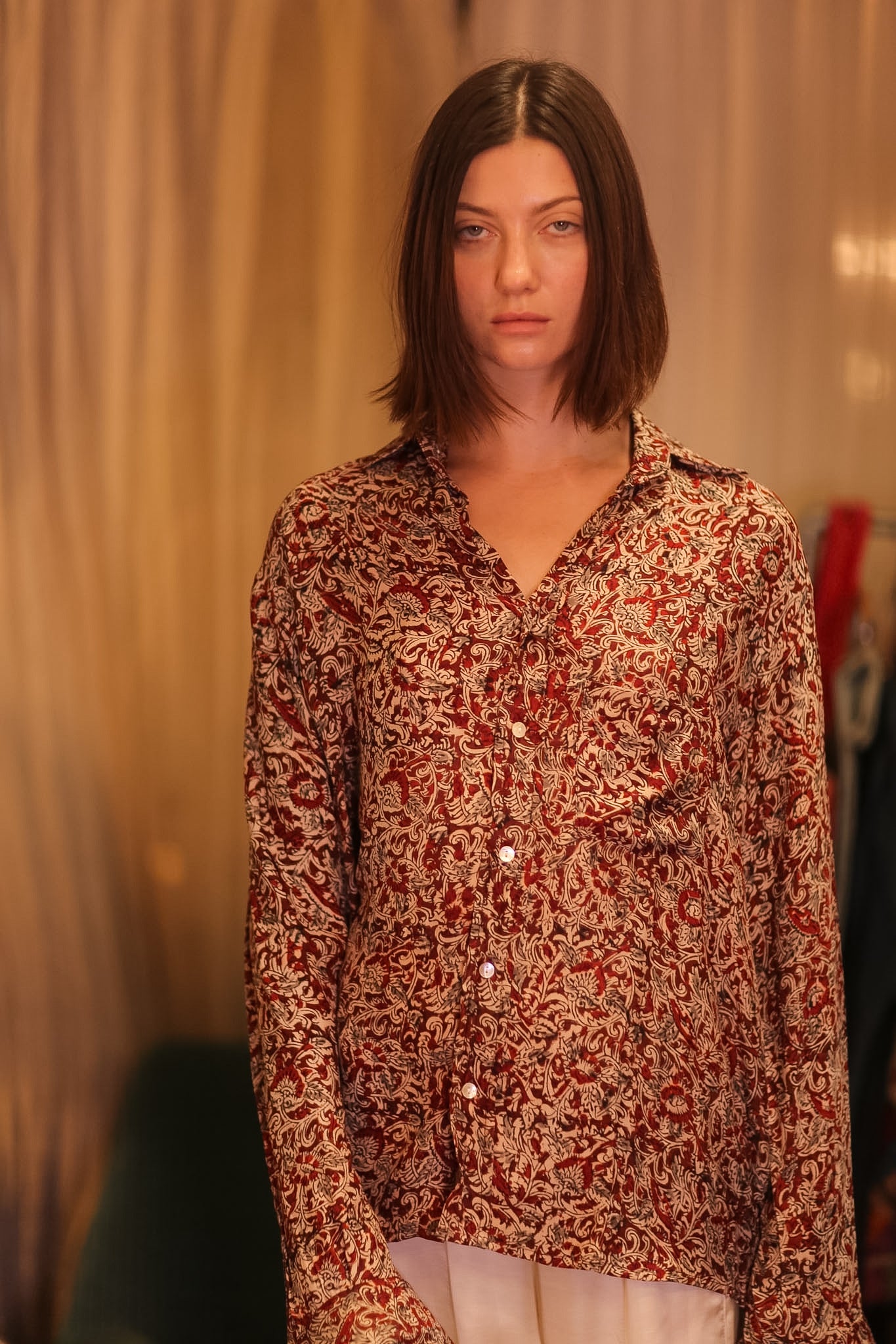 SILK BOYFRIEND SHIRT BILLIE SEINPAN