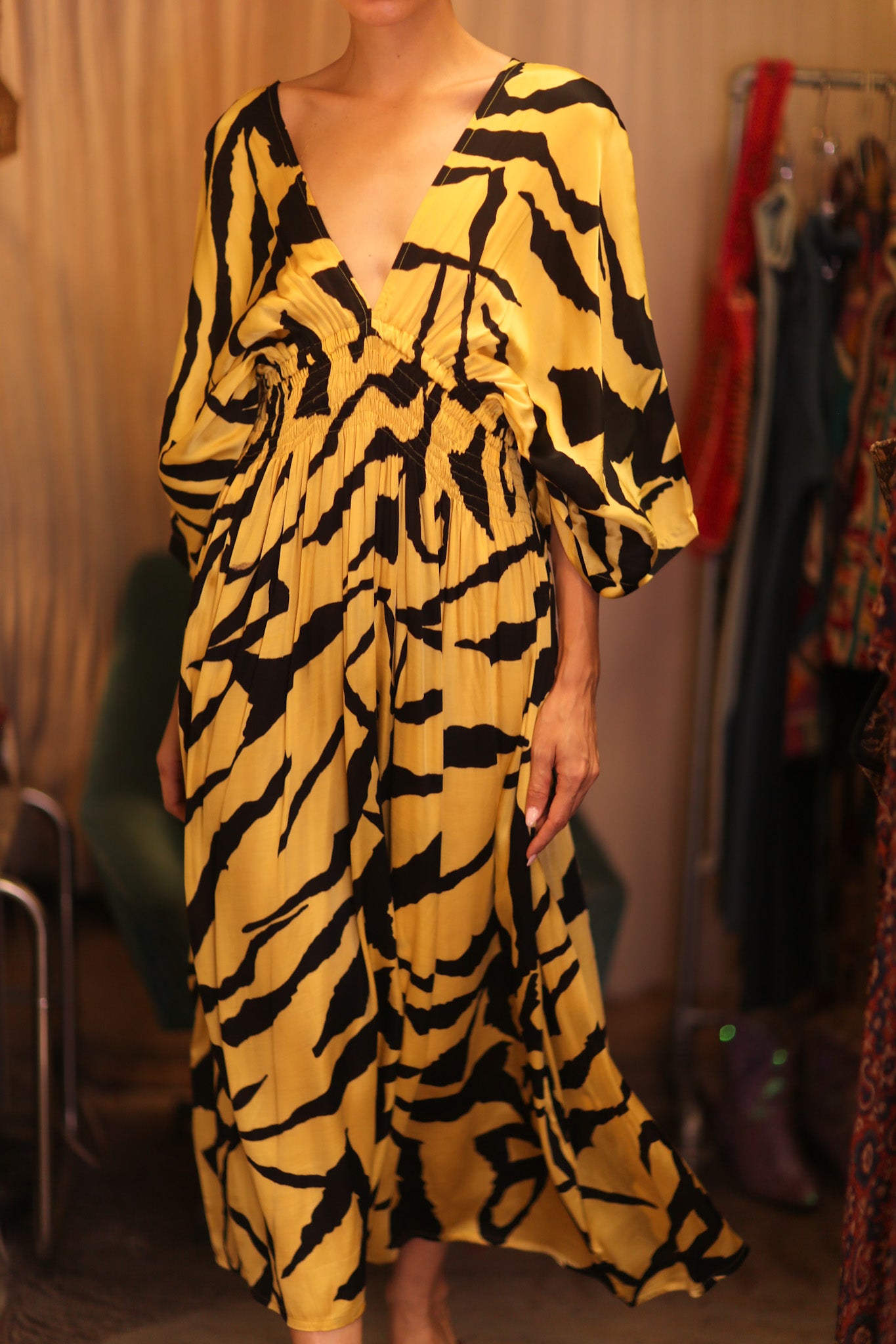 SILK DRESS ZUIR WARNET