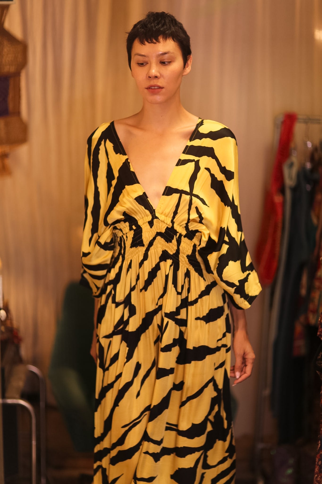 SILK DRESS ZUIR WARNET