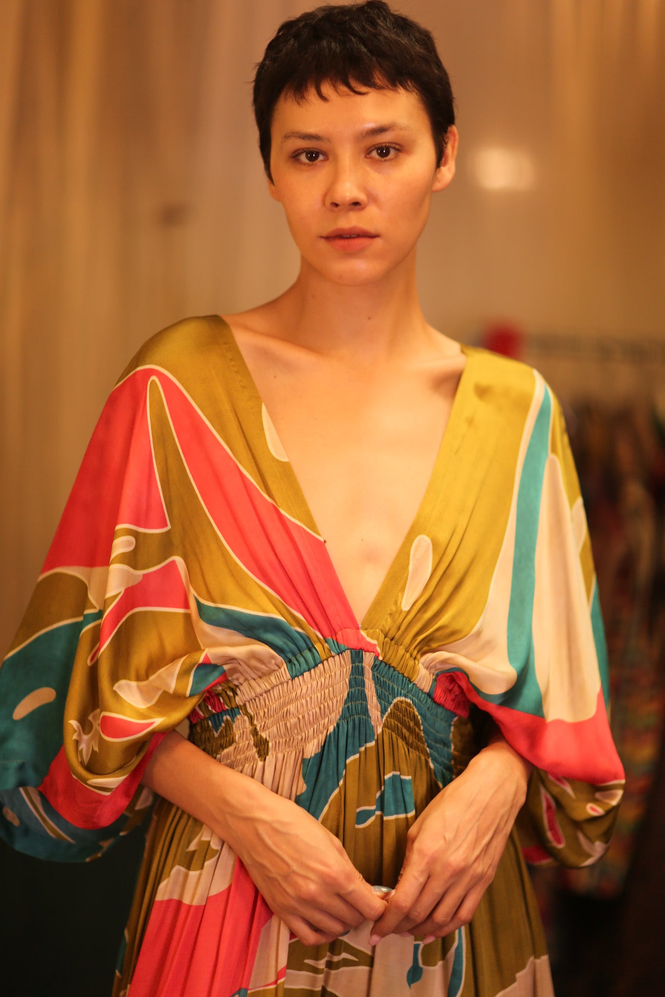 SILK DRESS ZURI YATI