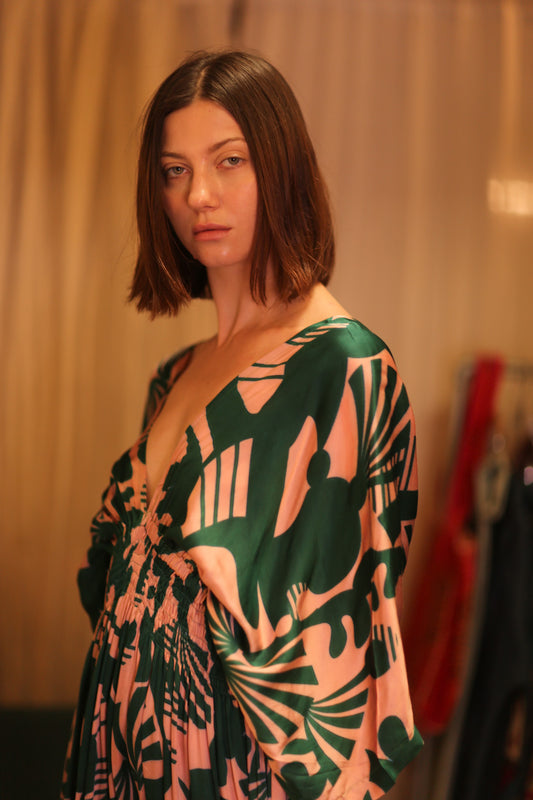 ZURI SILK DRESS ALANSEIN